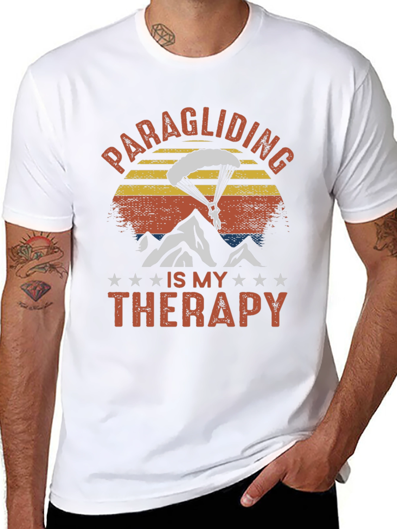 Paragliding Is My Therapy T-Shirt
