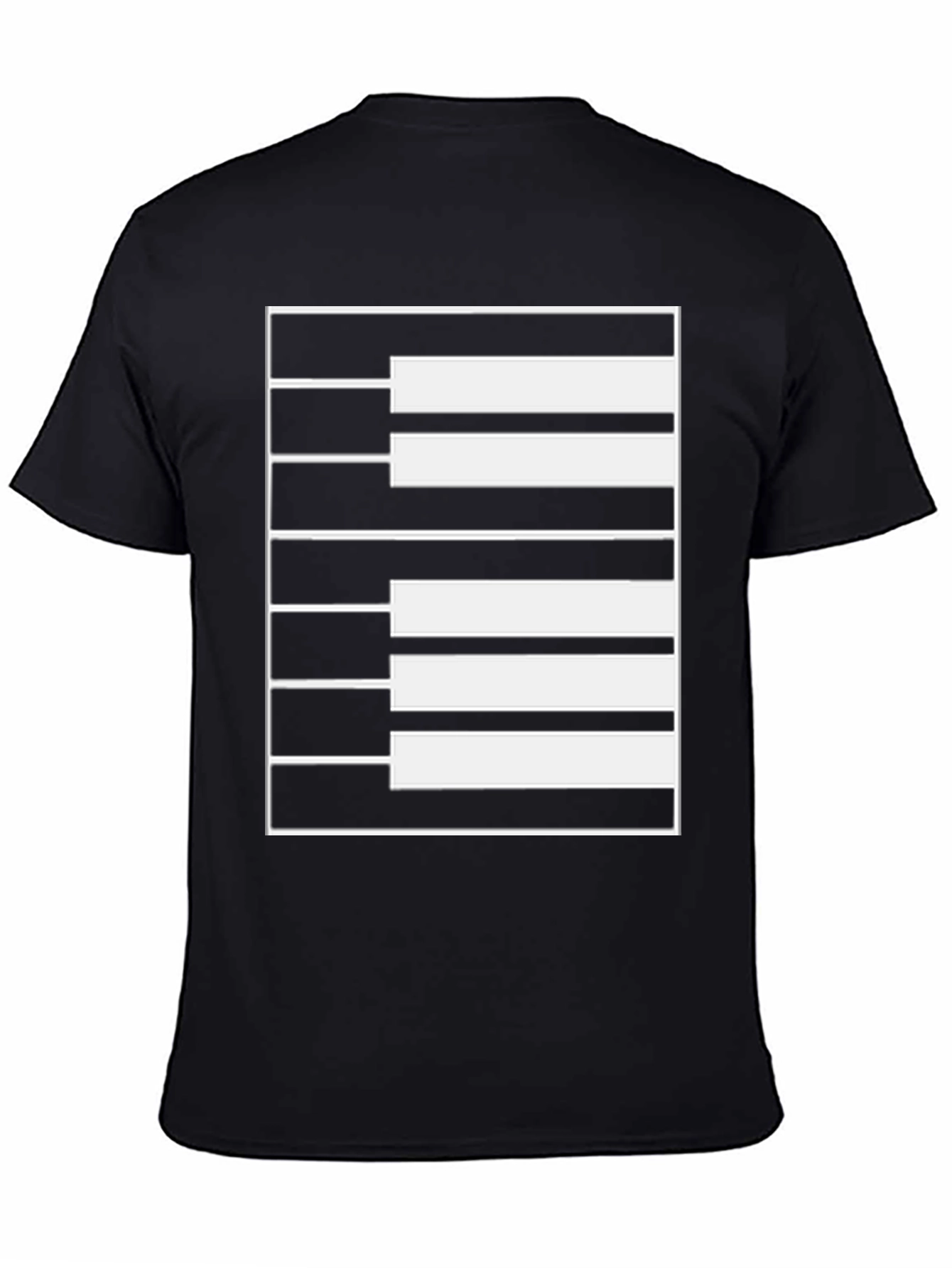 Piano Keys Graphic Tee - Music Lover Shirt