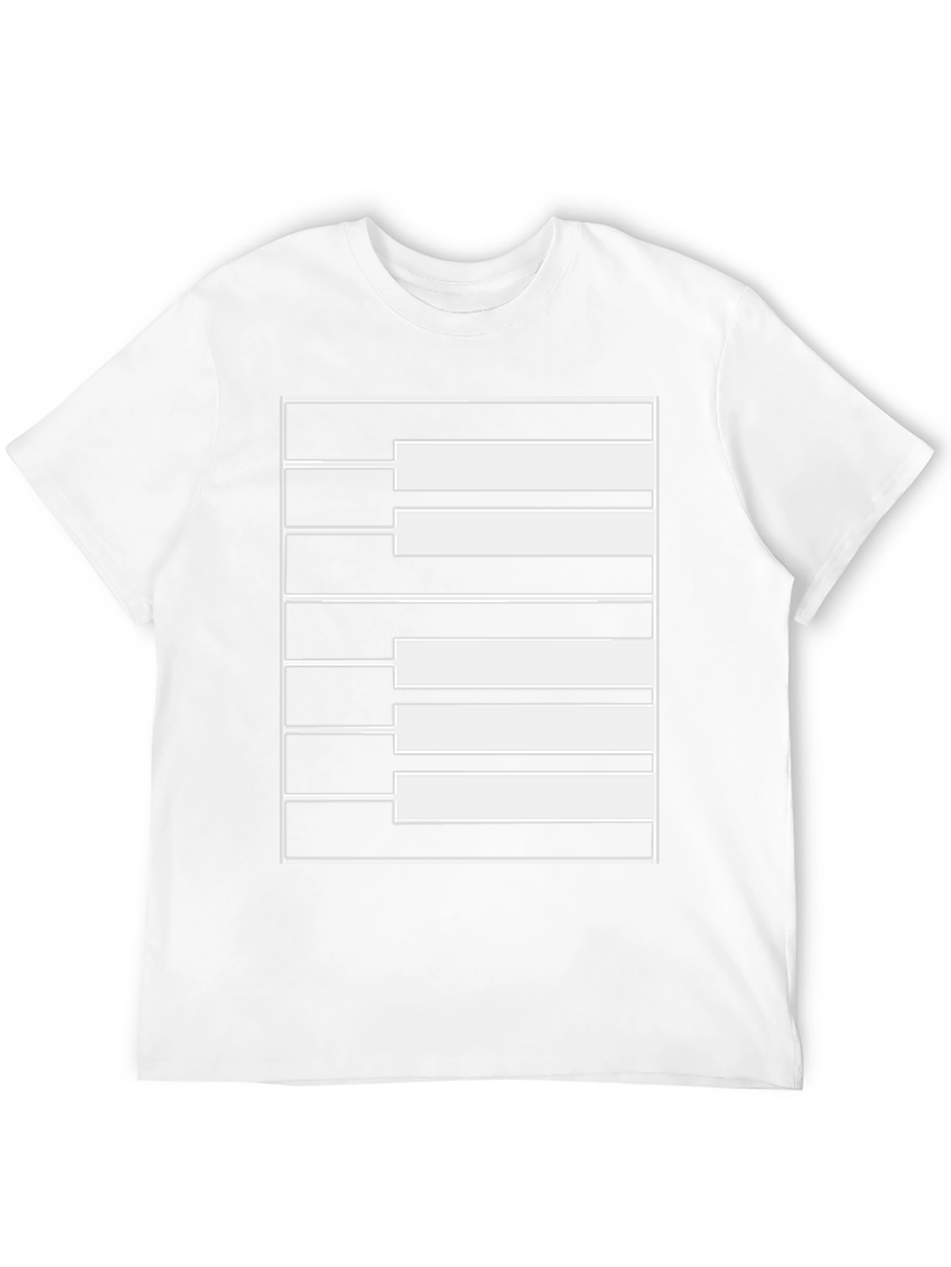 Piano Keys Graphic Tee - Music Lover Shirt