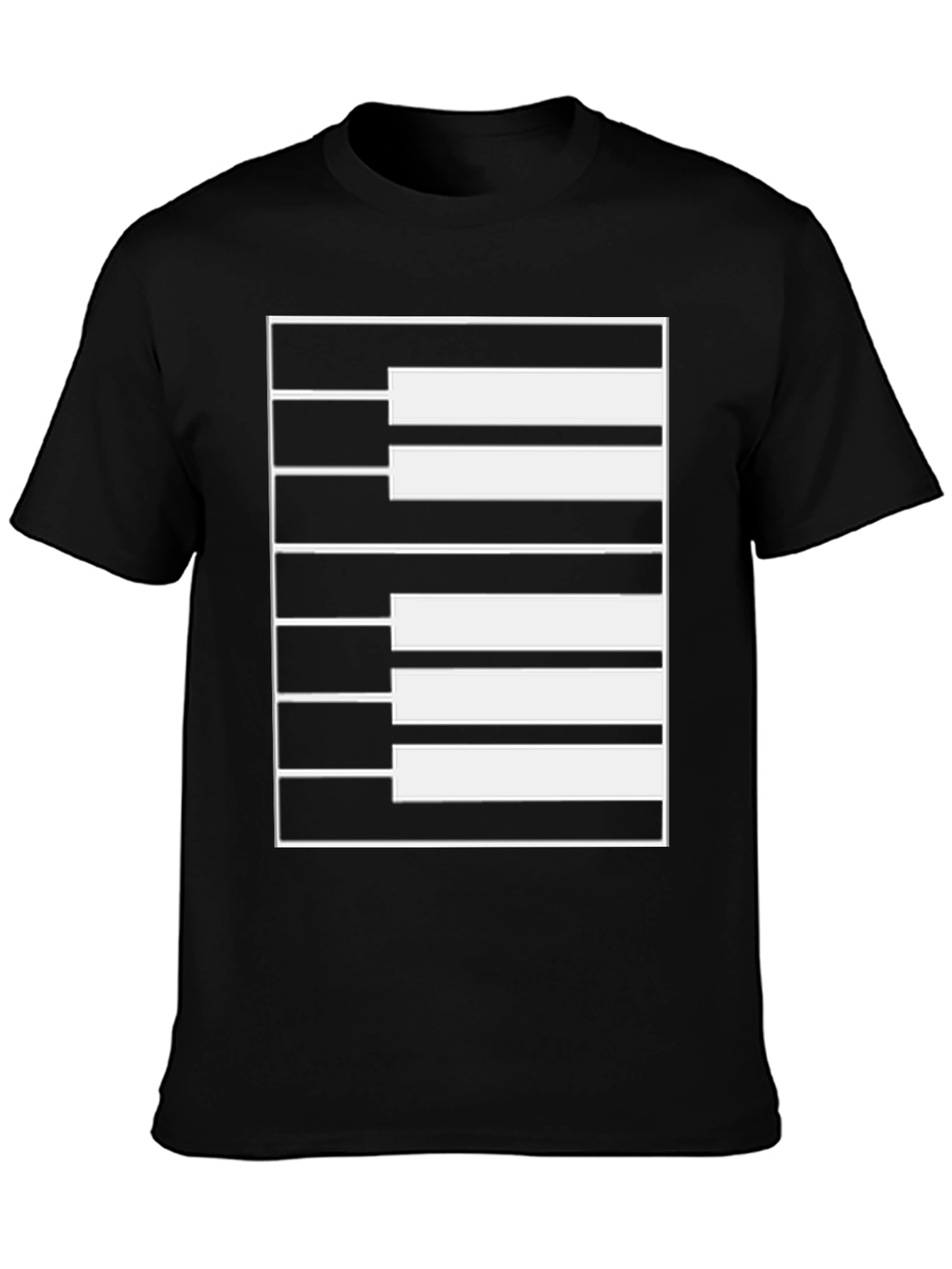 Piano Keys Graphic Tee - Music Lover Shirt