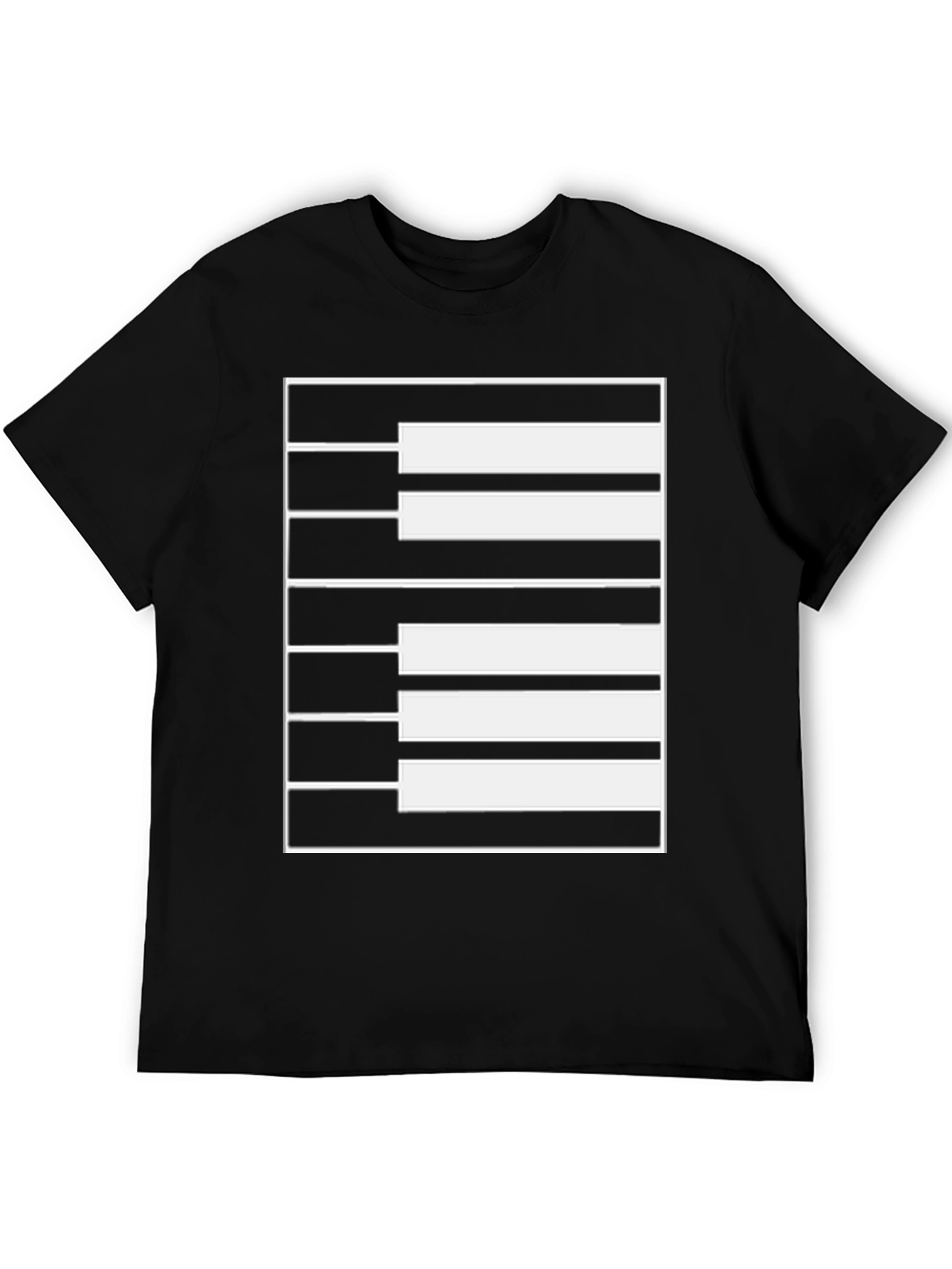 Piano Keys Graphic Tee - Music Lover Shirt