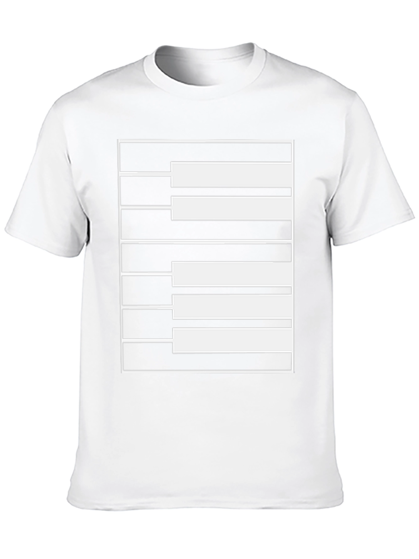 Piano Keys Graphic Tee - Music Lover Shirt