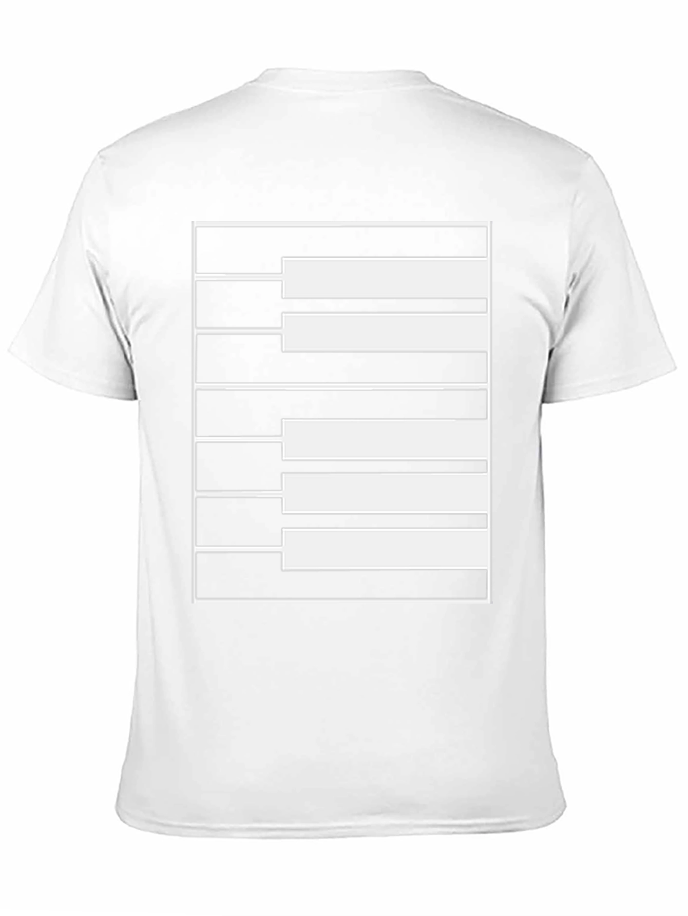 Piano Keys Graphic Tee - Music Lover Shirt