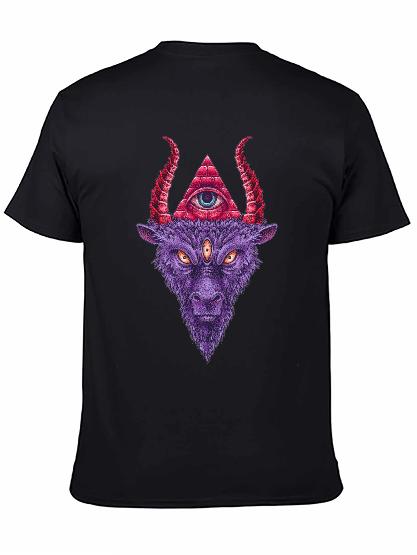 Baphomet Graphic T-Shirt - Occult Style Tee