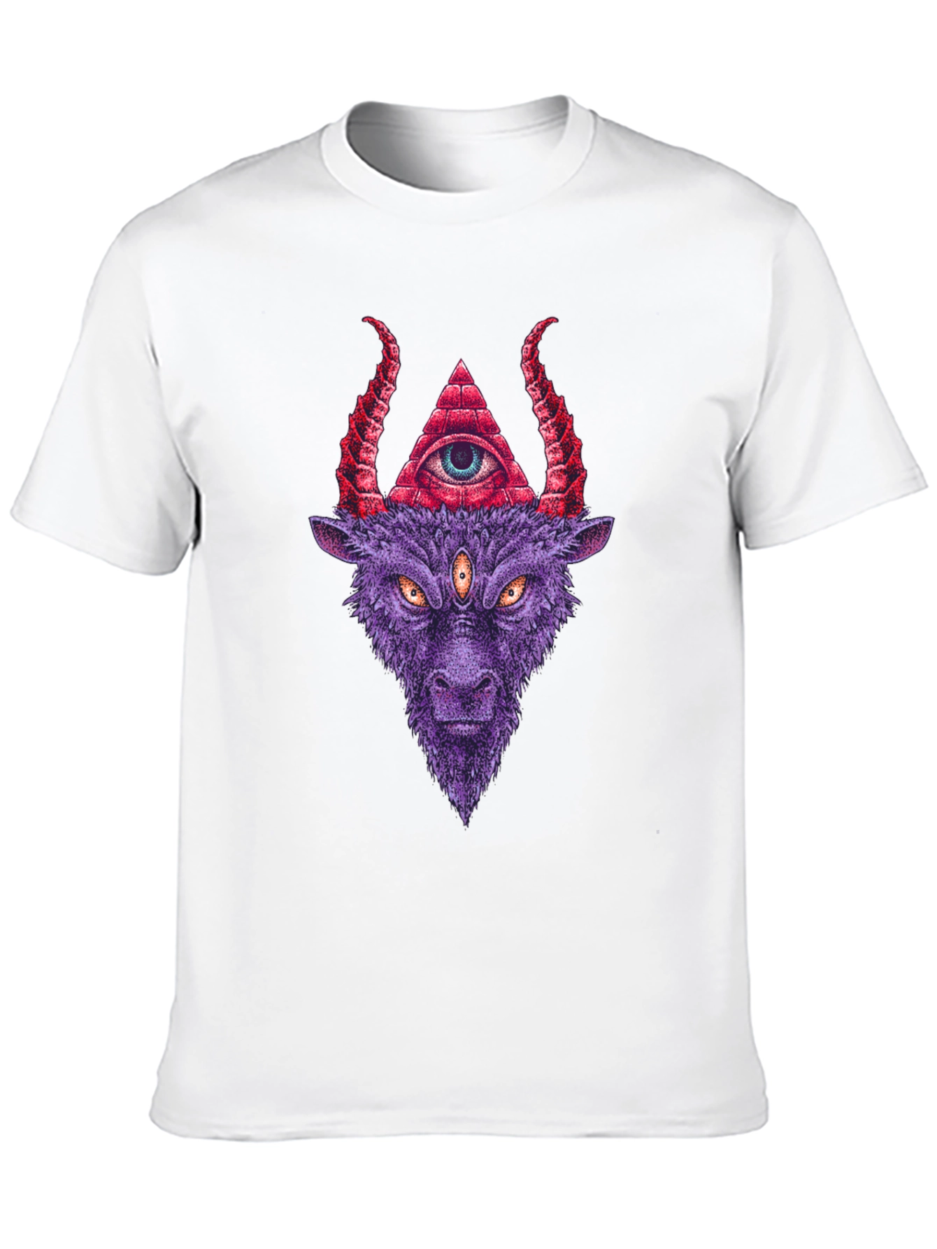 Baphomet Graphic T-Shirt - Occult Style Tee