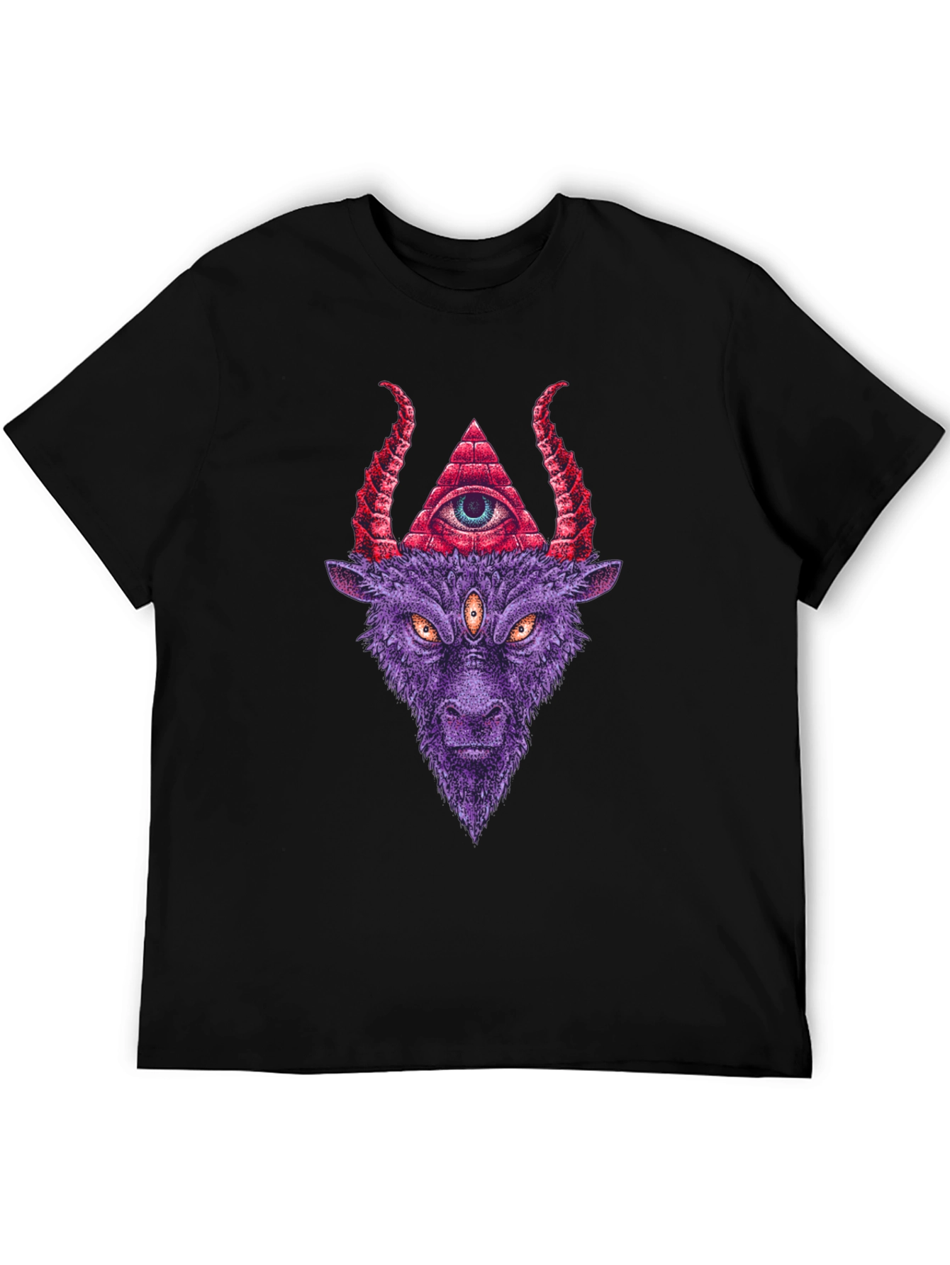 Baphomet Graphic T-Shirt - Occult Style Tee