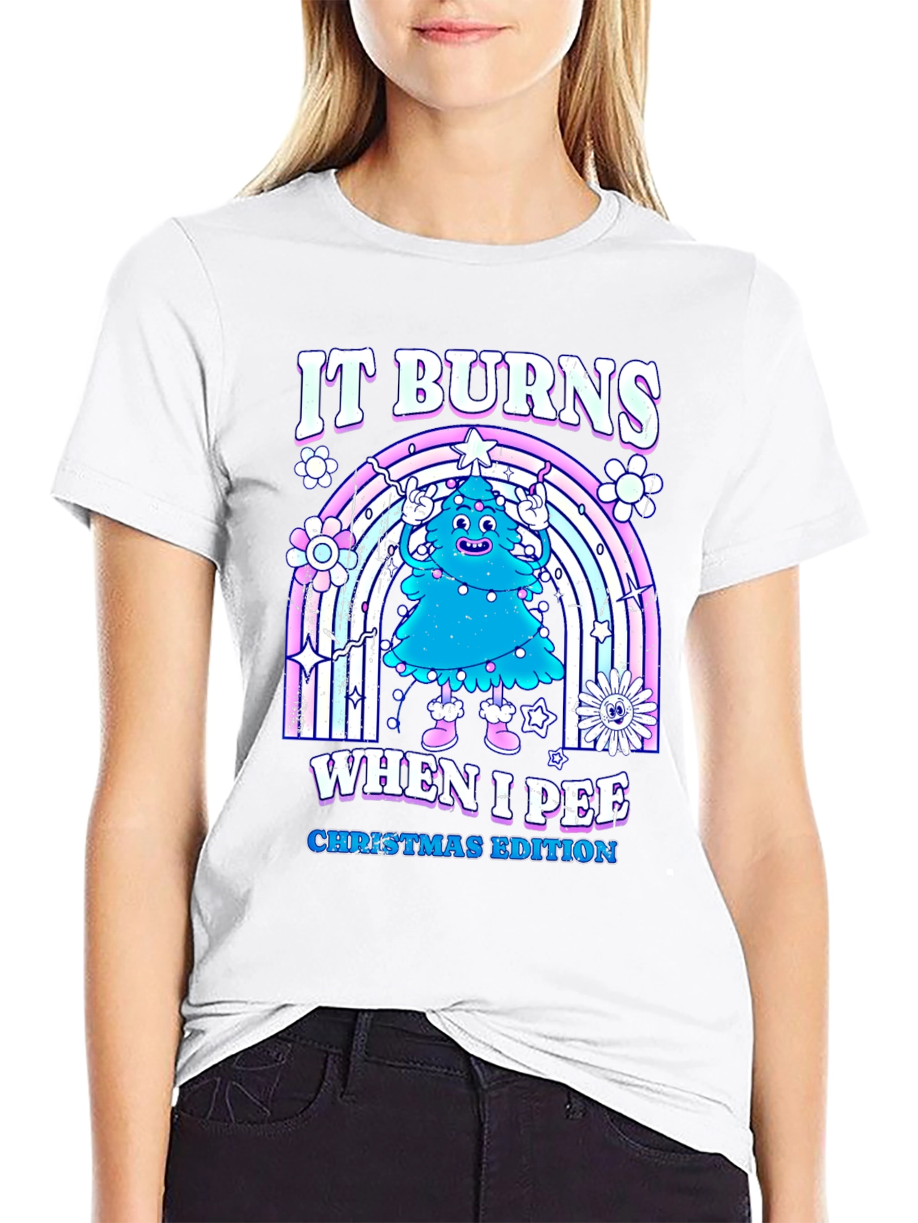 It Burns When I Pee Funny Christmas T-Shirt