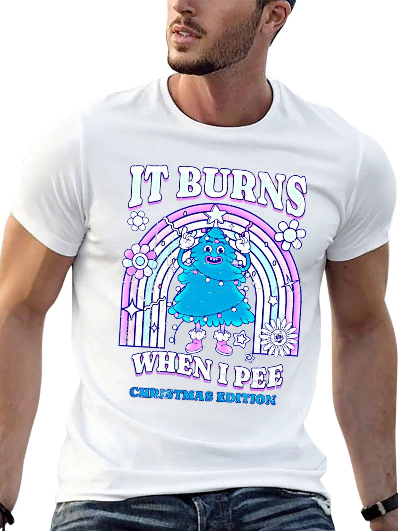 It Burns When I Pee Funny Christmas T-Shirt