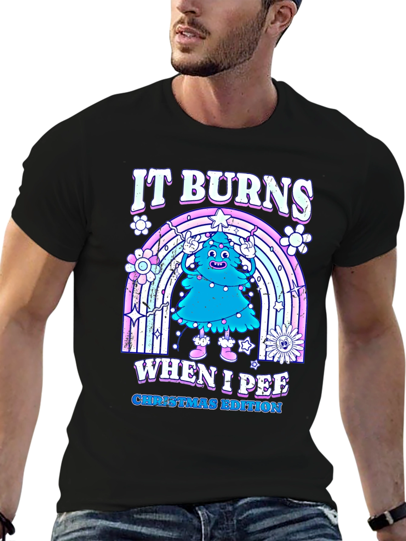 It Burns When I Pee Funny Christmas T-Shirt