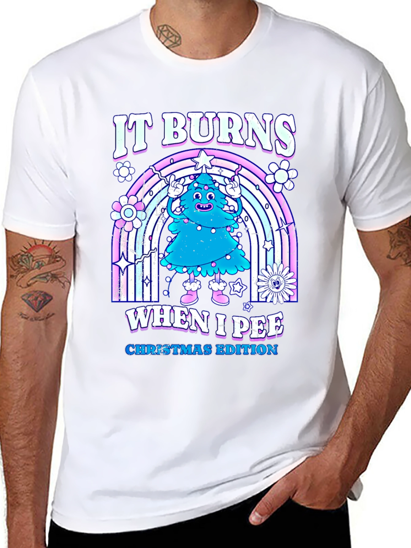 It Burns When I Pee Funny Christmas T-Shirt