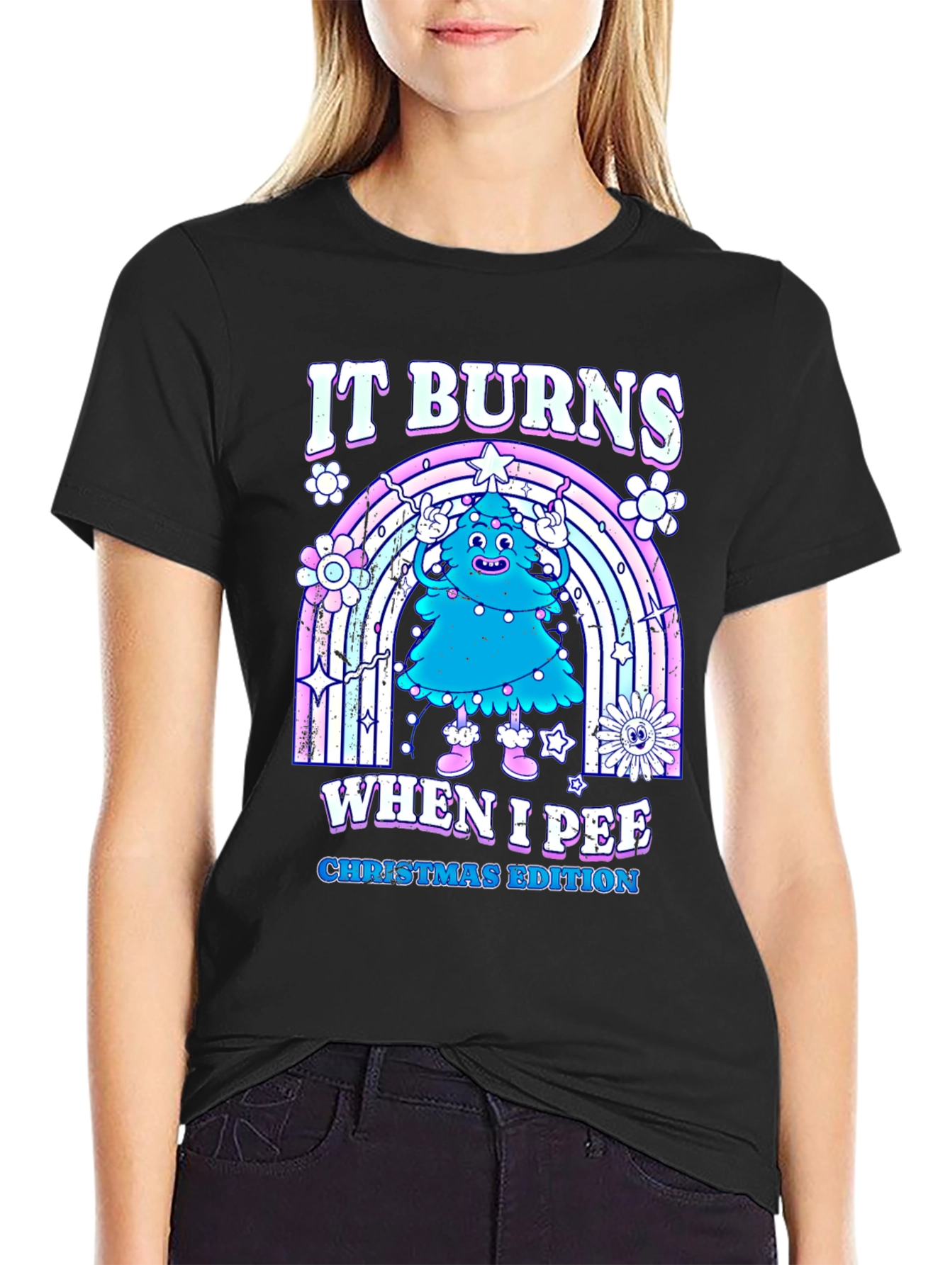 It Burns When I Pee Funny Christmas T-Shirt