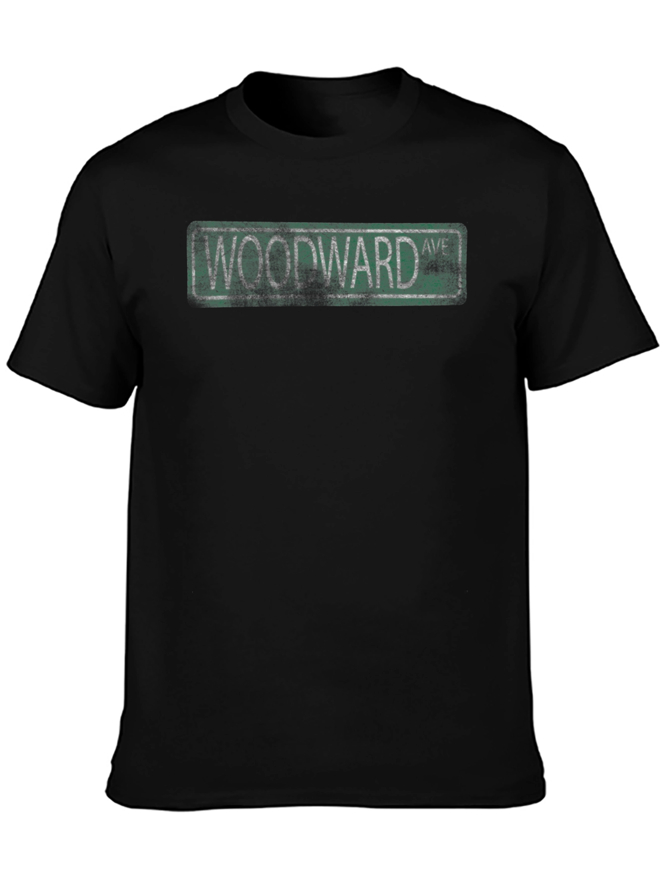 Woodward Ave Street Sign T-Shirt
