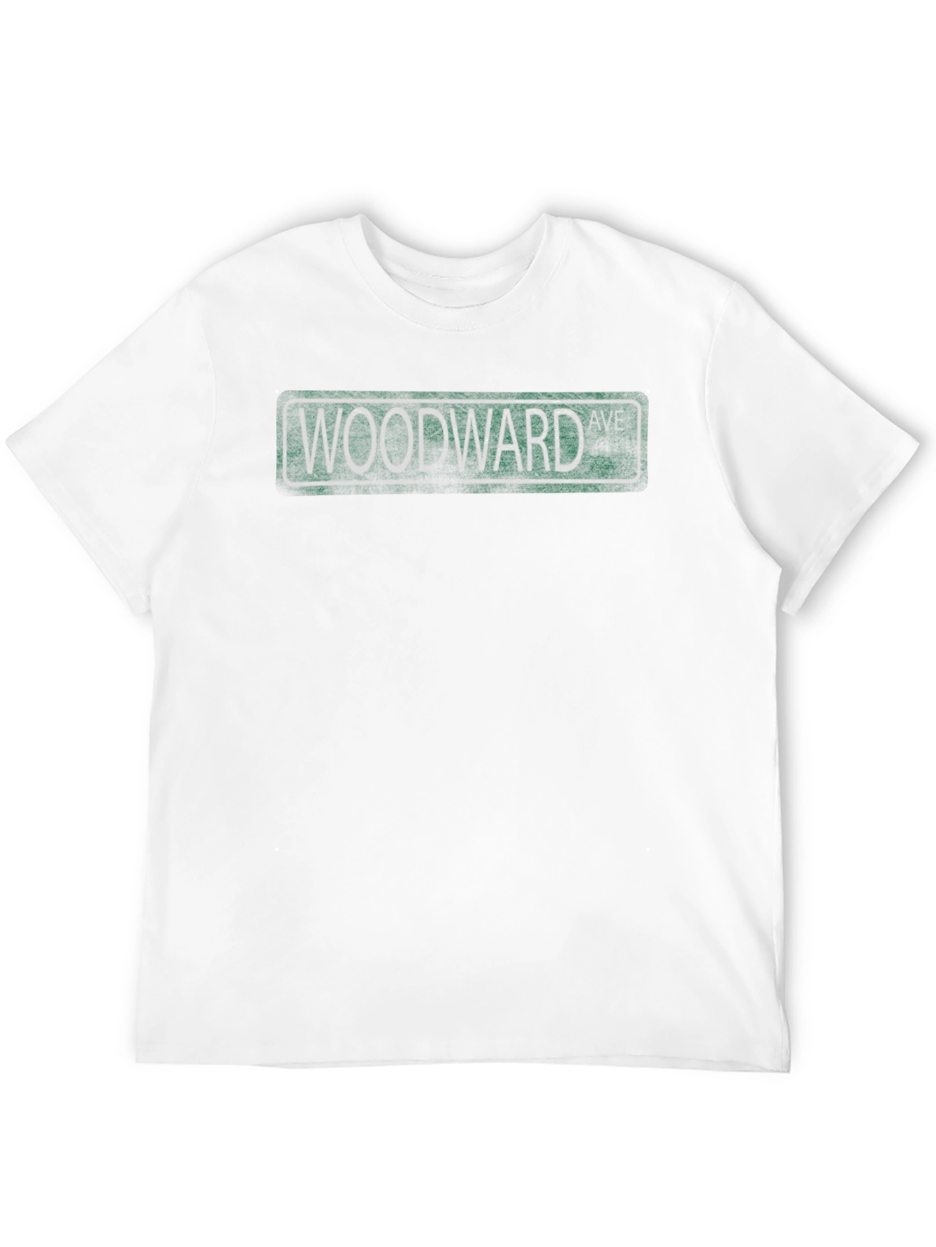 Woodward Ave Street Sign T-Shirt