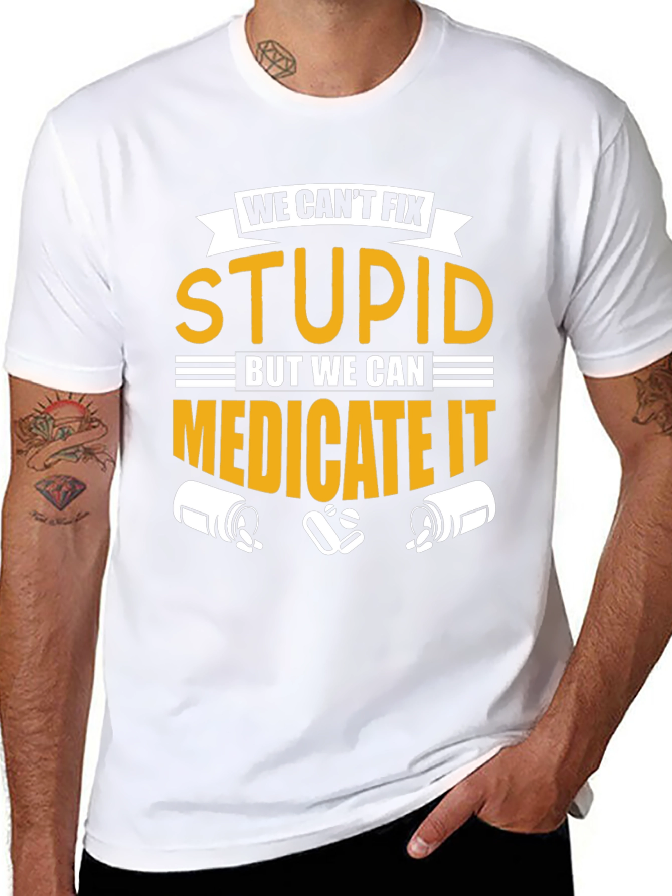We Cant Fix Stupid T-Shirt