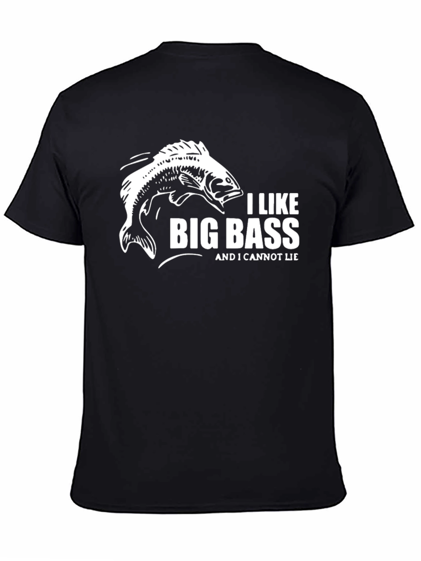 I Like Big Bass T-Shirt - Funny Fishing Tee