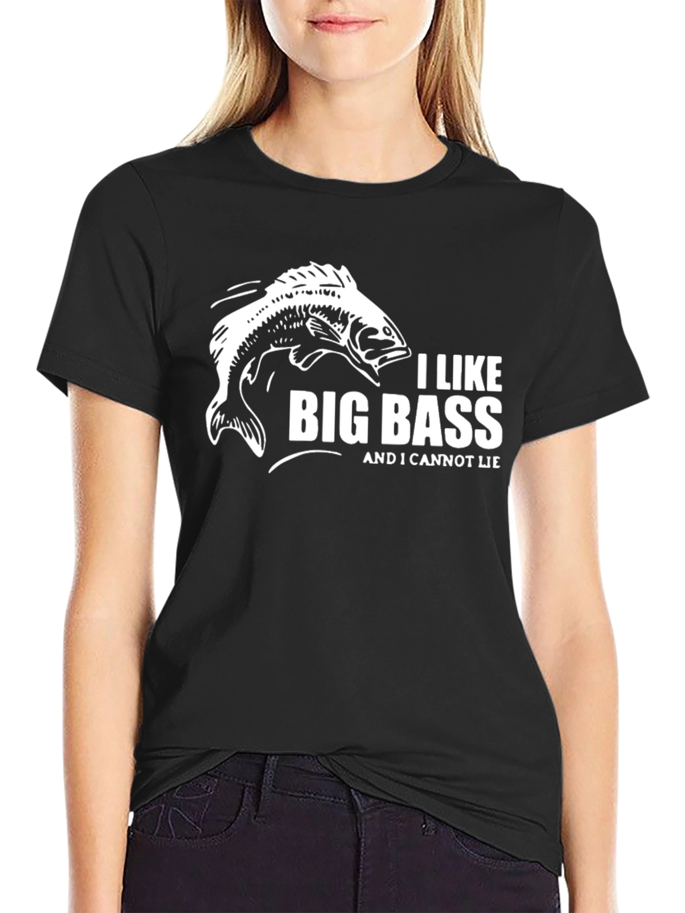 I Like Big Bass T-Shirt - Funny Fishing Tee