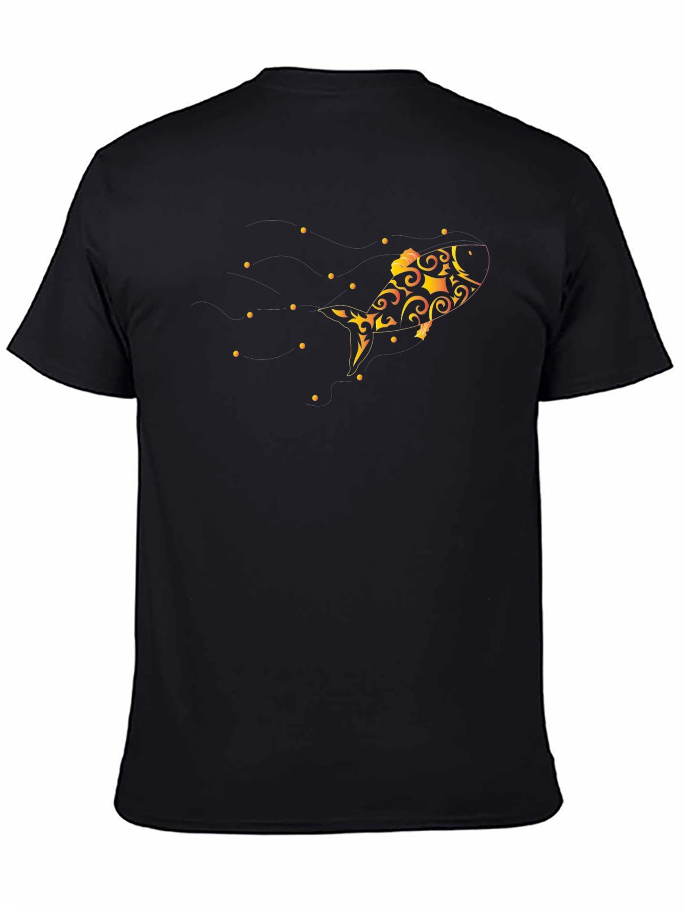Goldfish Swirl Black Tee