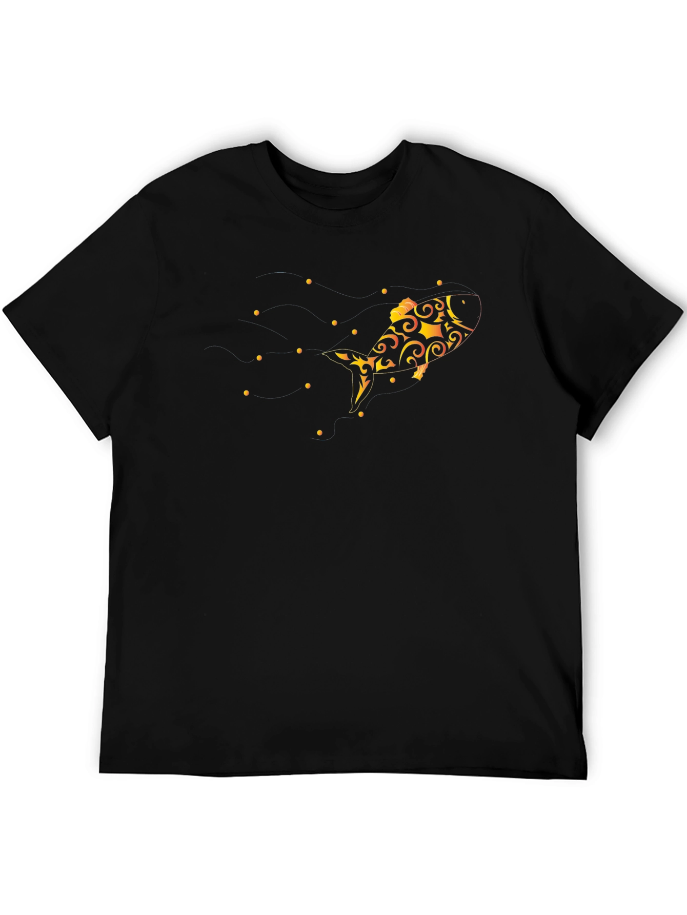 Goldfish Swirl Black Tee