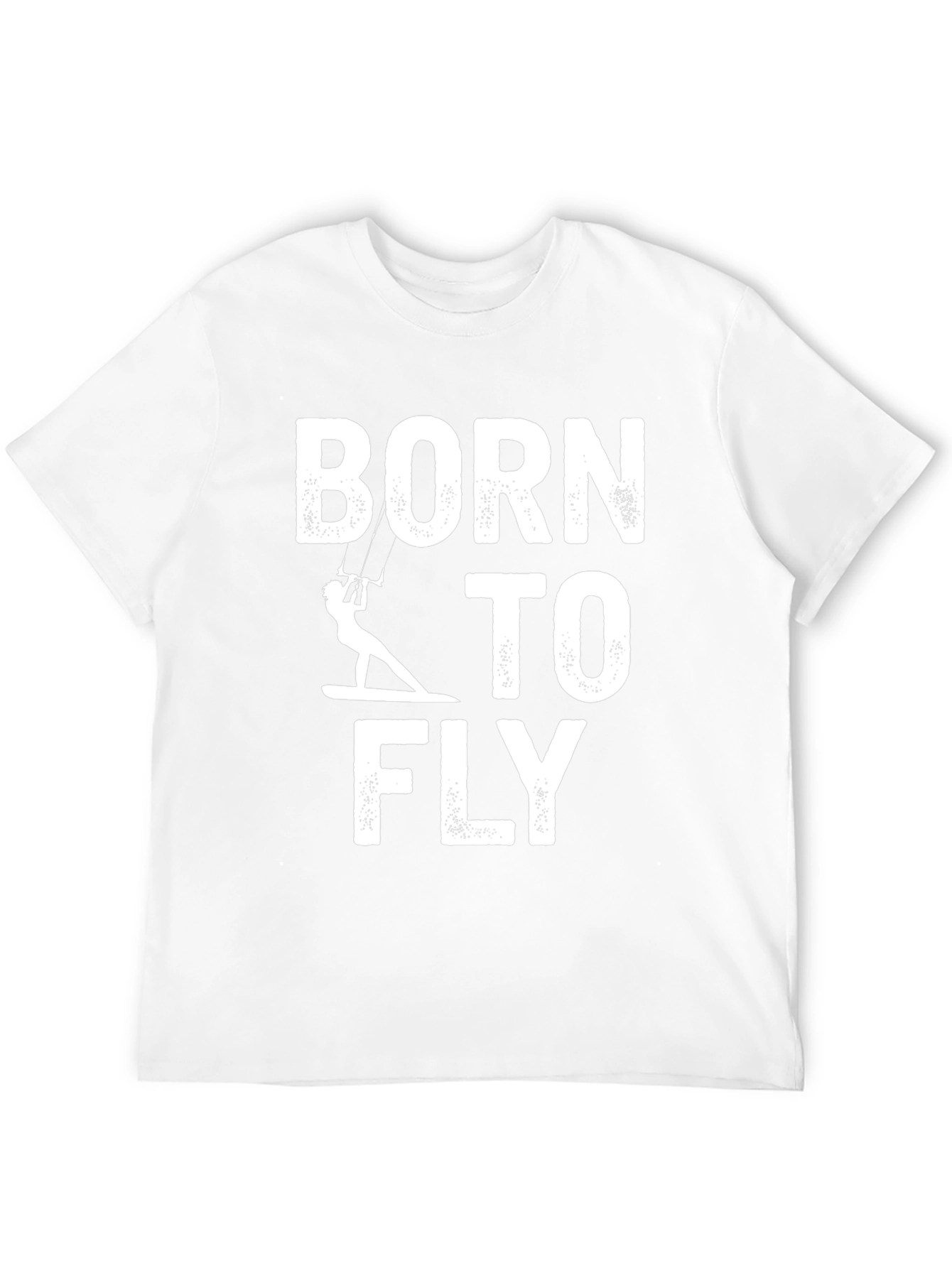 Born to Fly Kitesurfing T-Shirt - Black