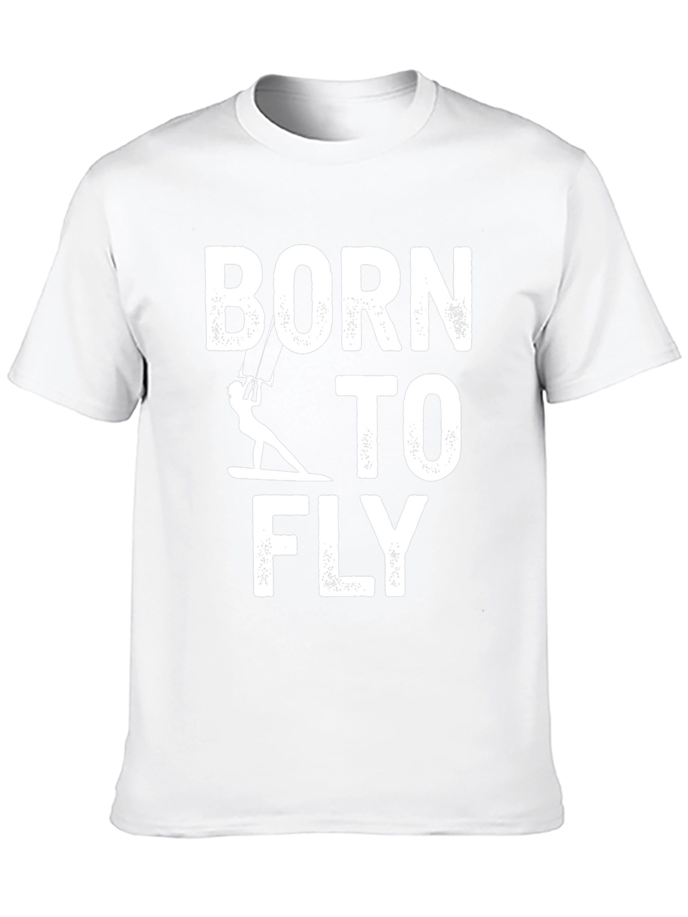 Born to Fly Kitesurfing T-Shirt - Black