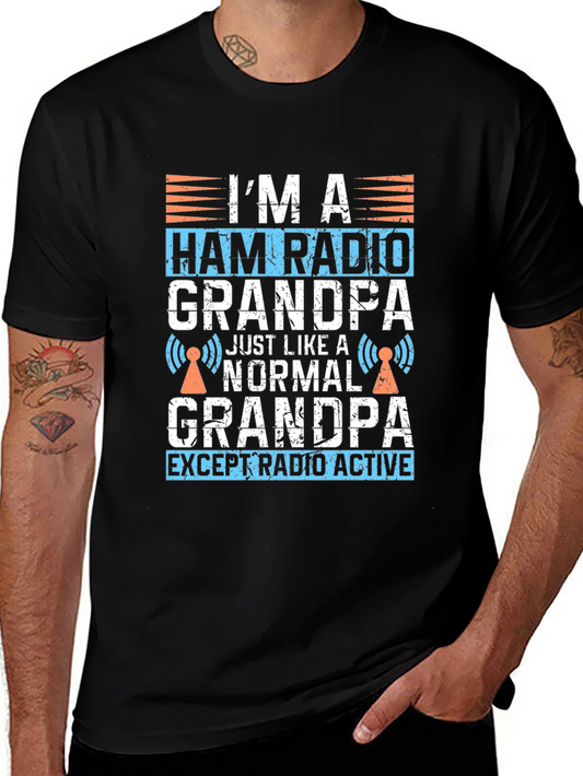 Ham Radio Grandpa T-Shirt - Radio Active Grandpa Tee