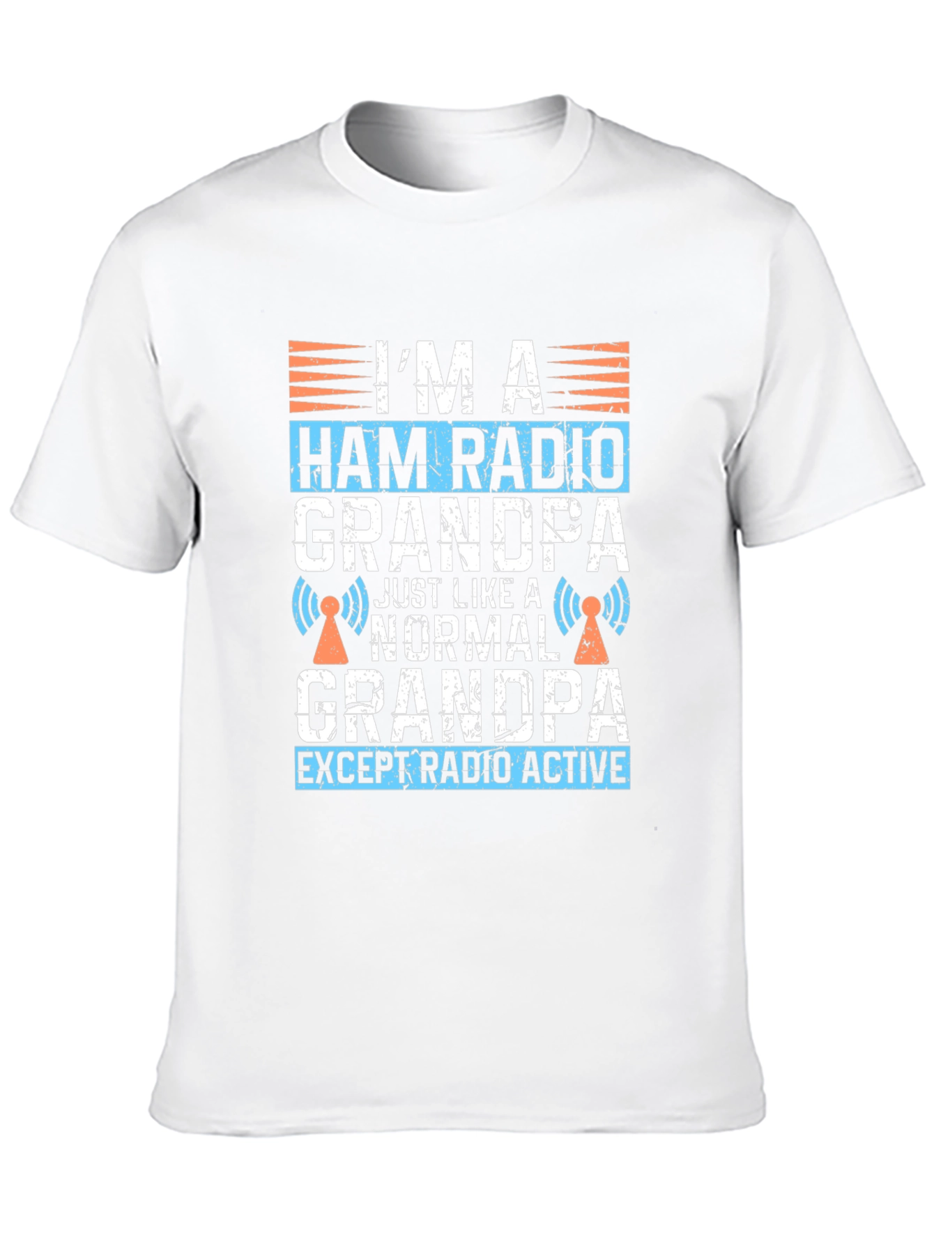 Ham Radio Grandpa T-Shirt - Radio Active Grandpa Tee