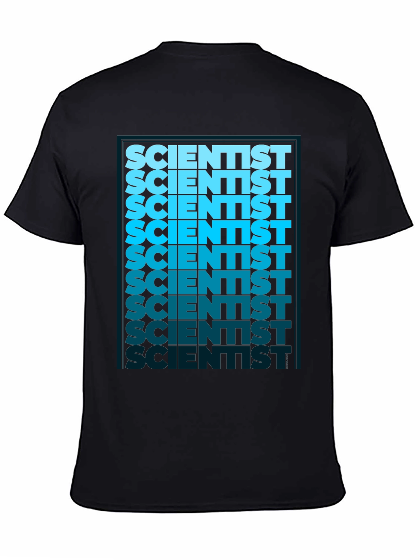 Scientist Graphic Tee - Cool Gradient Design