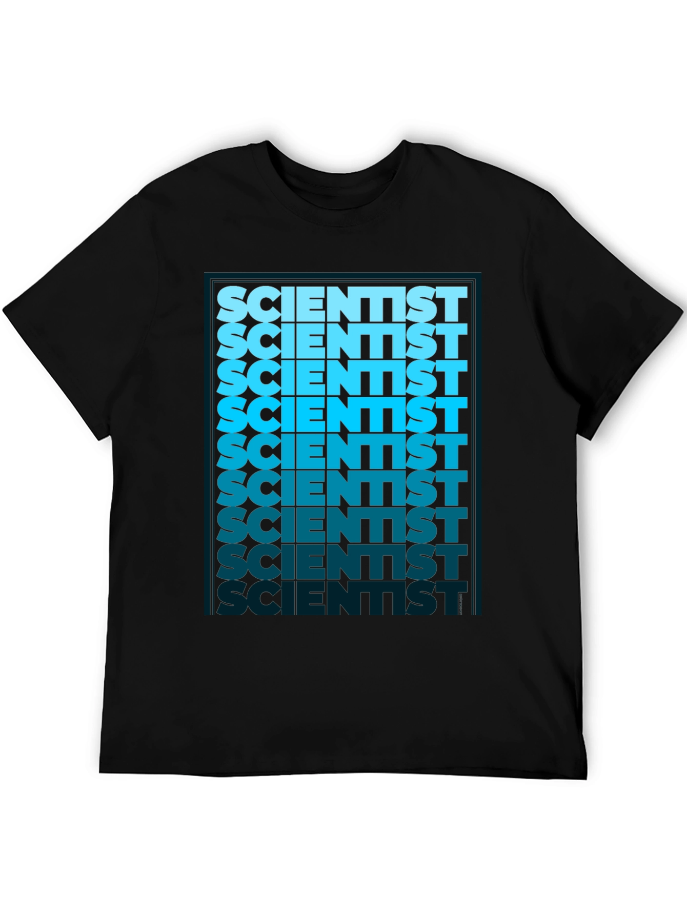 Scientist Graphic Tee - Cool Gradient Design