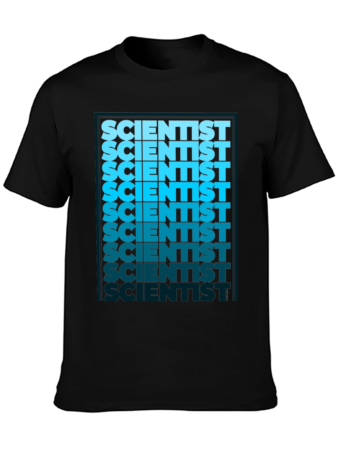 Scientist Graphic Tee - Cool Gradient Design