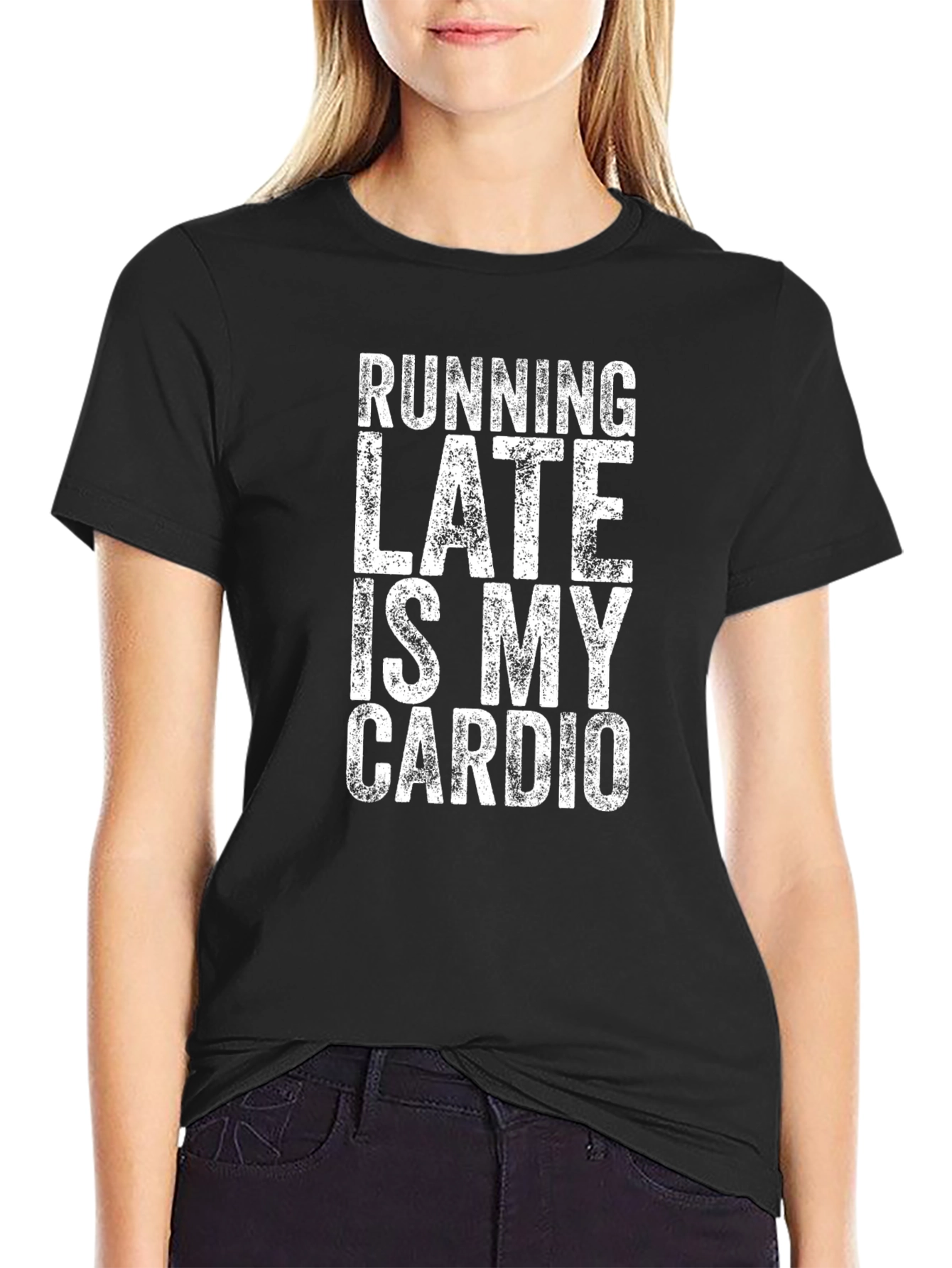 Running Late Is My Cardio Graphic Tee