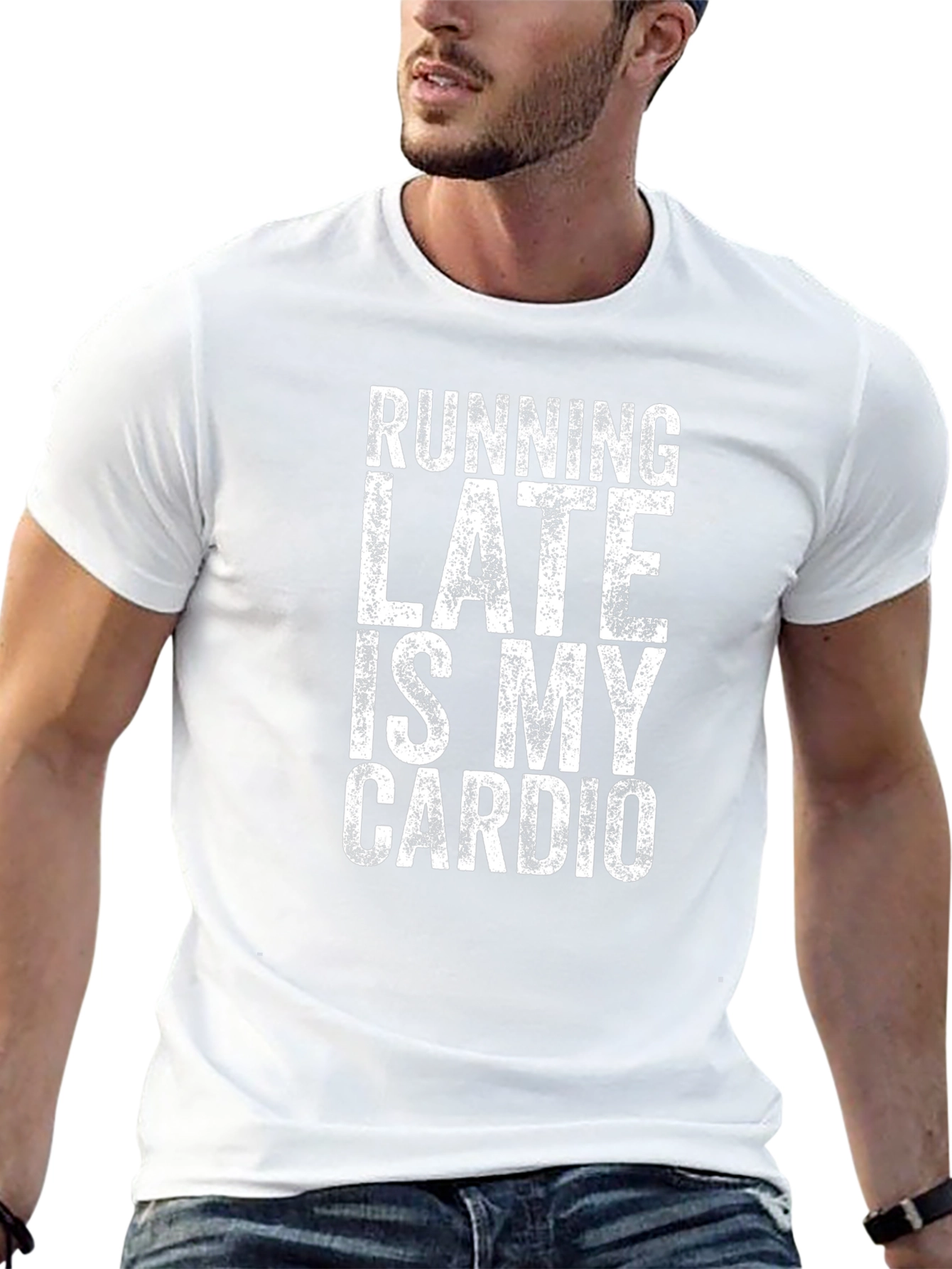 Running Late Is My Cardio Graphic Tee