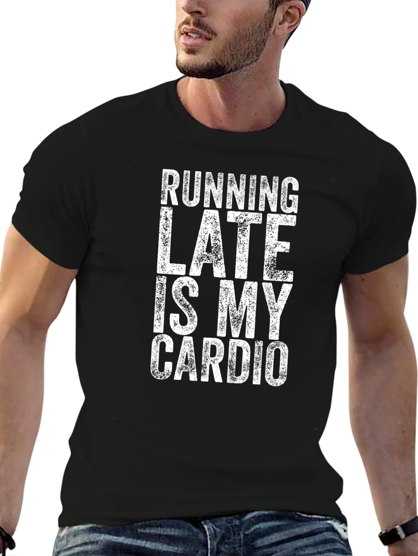 Running Late Is My Cardio Graphic Tee