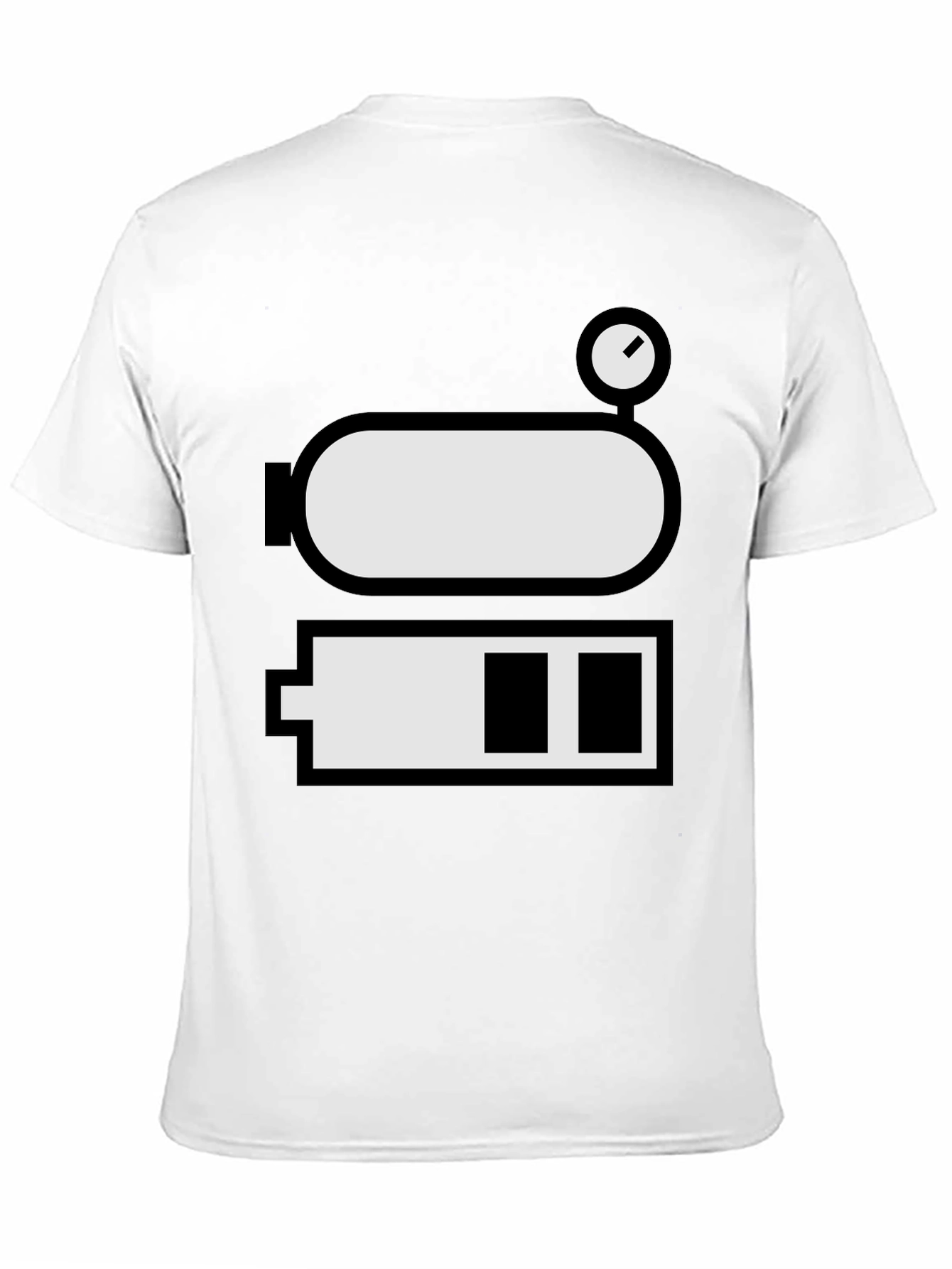 Low Battery Level Funny Graphic Tee