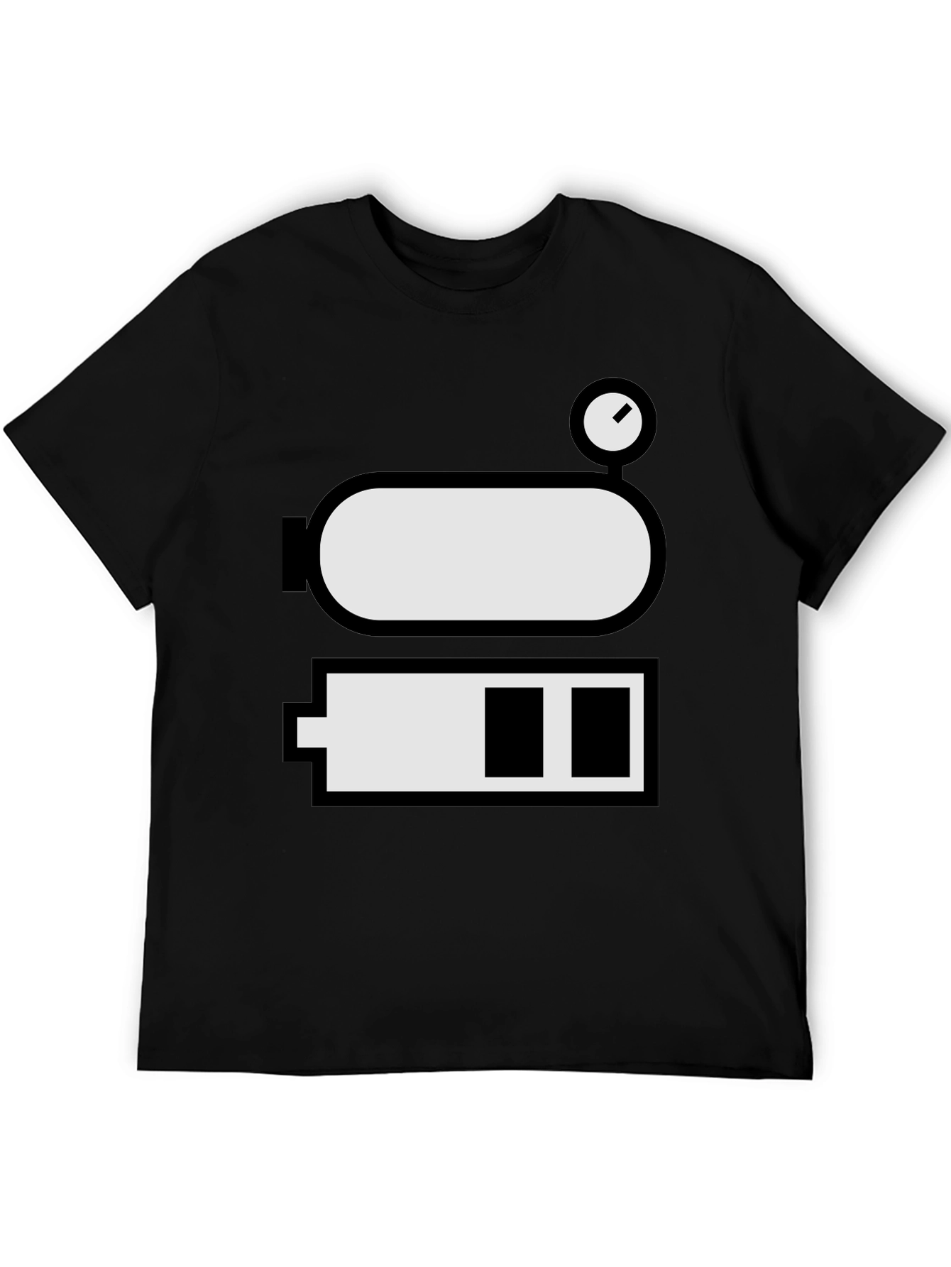 Low Battery Level Funny Graphic Tee