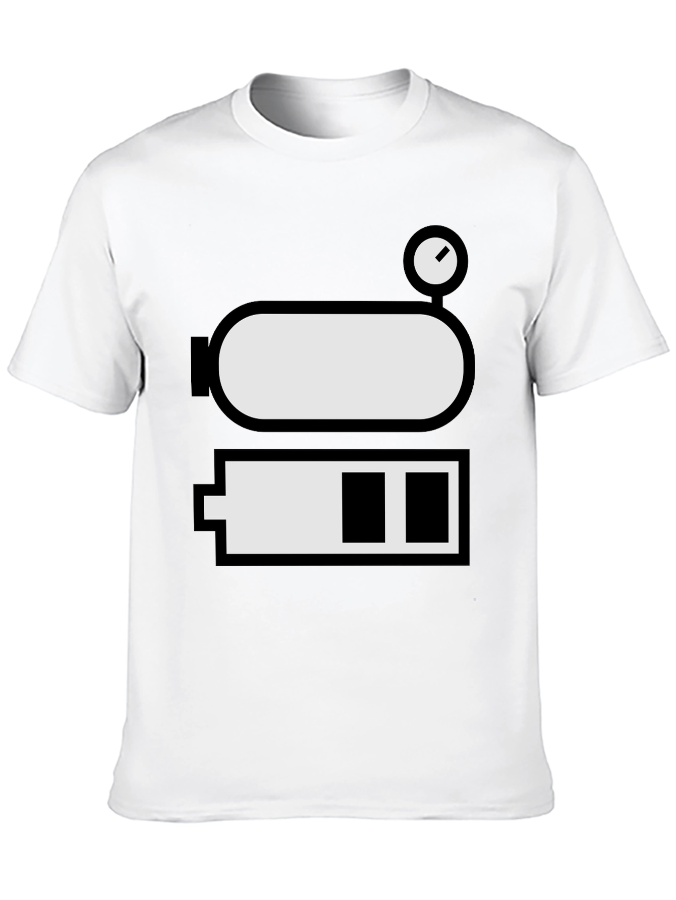 Low Battery Level Funny Graphic Tee
