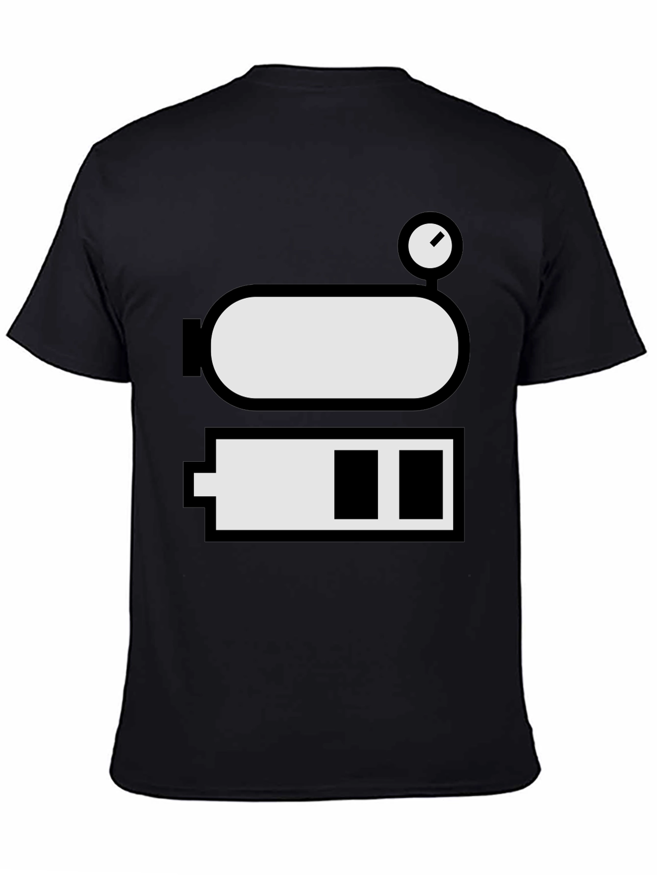 Low Battery Level Funny Graphic Tee