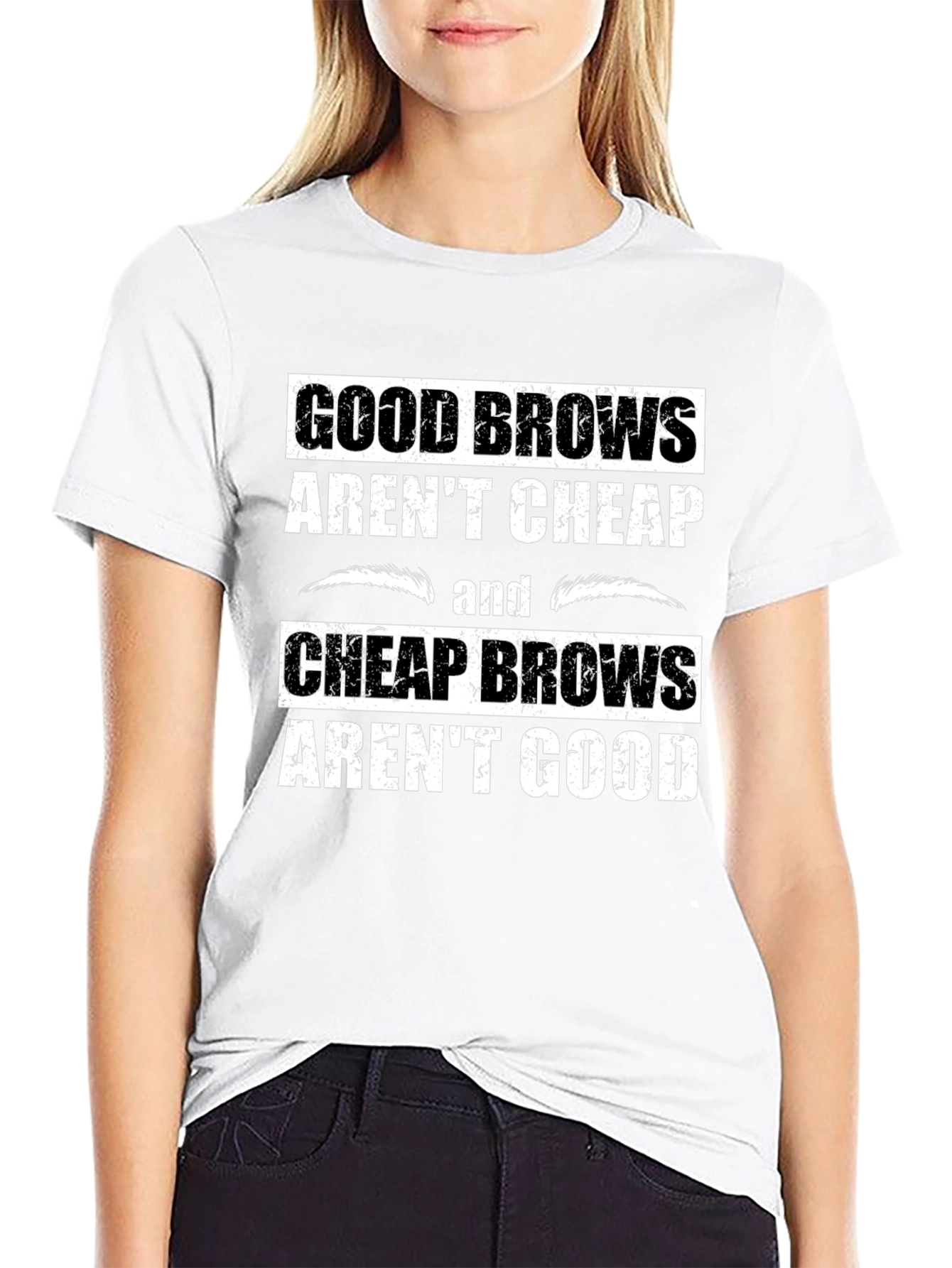 Good Brows T-Shirt - Funny Eyebrow Humor Tee