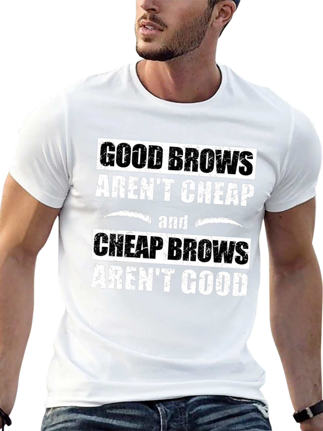 Good Brows T-Shirt - Funny Eyebrow Humor Tee