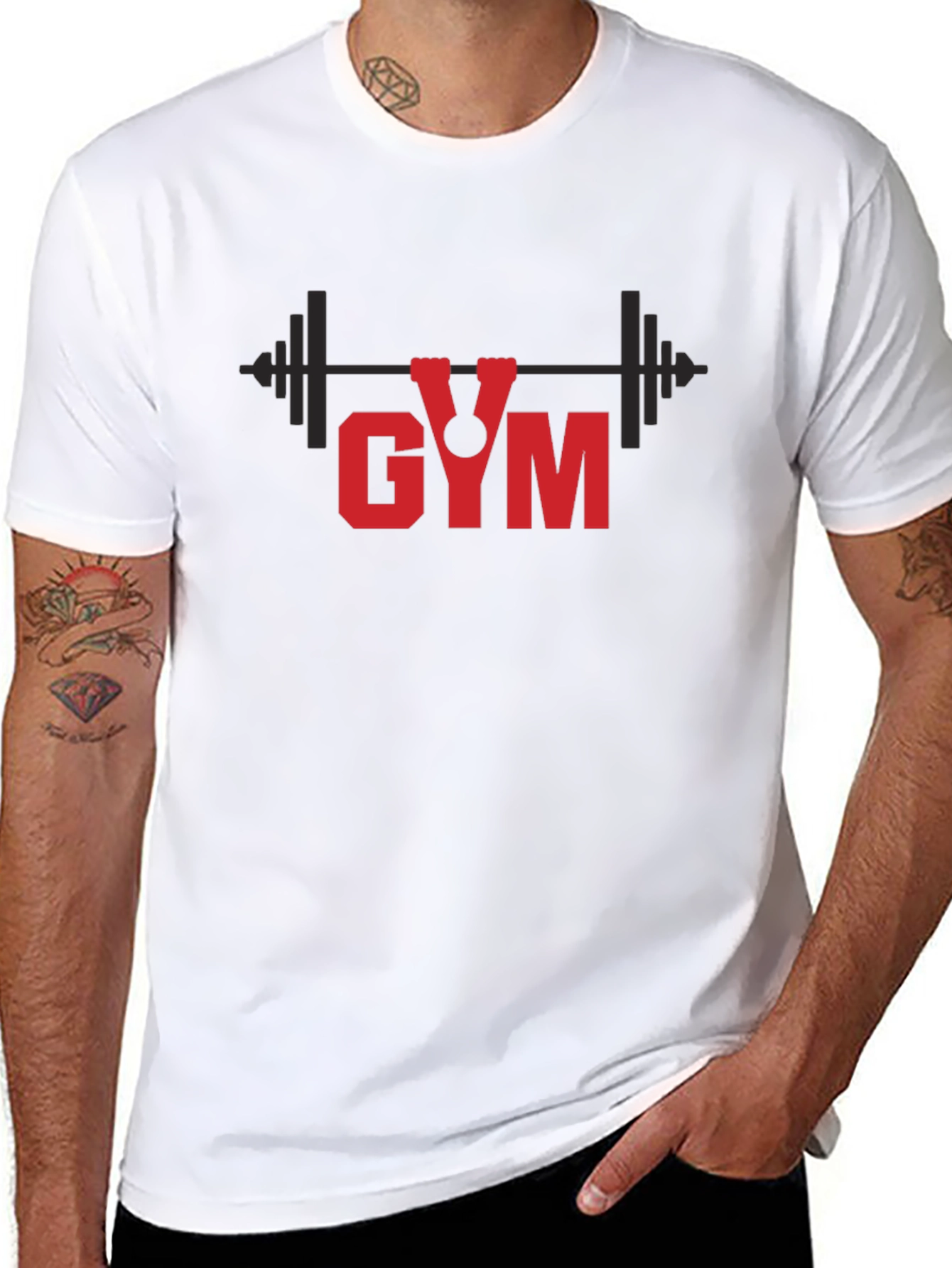Gym Workout T-Shirt Weight Lifting Graphic Tee
