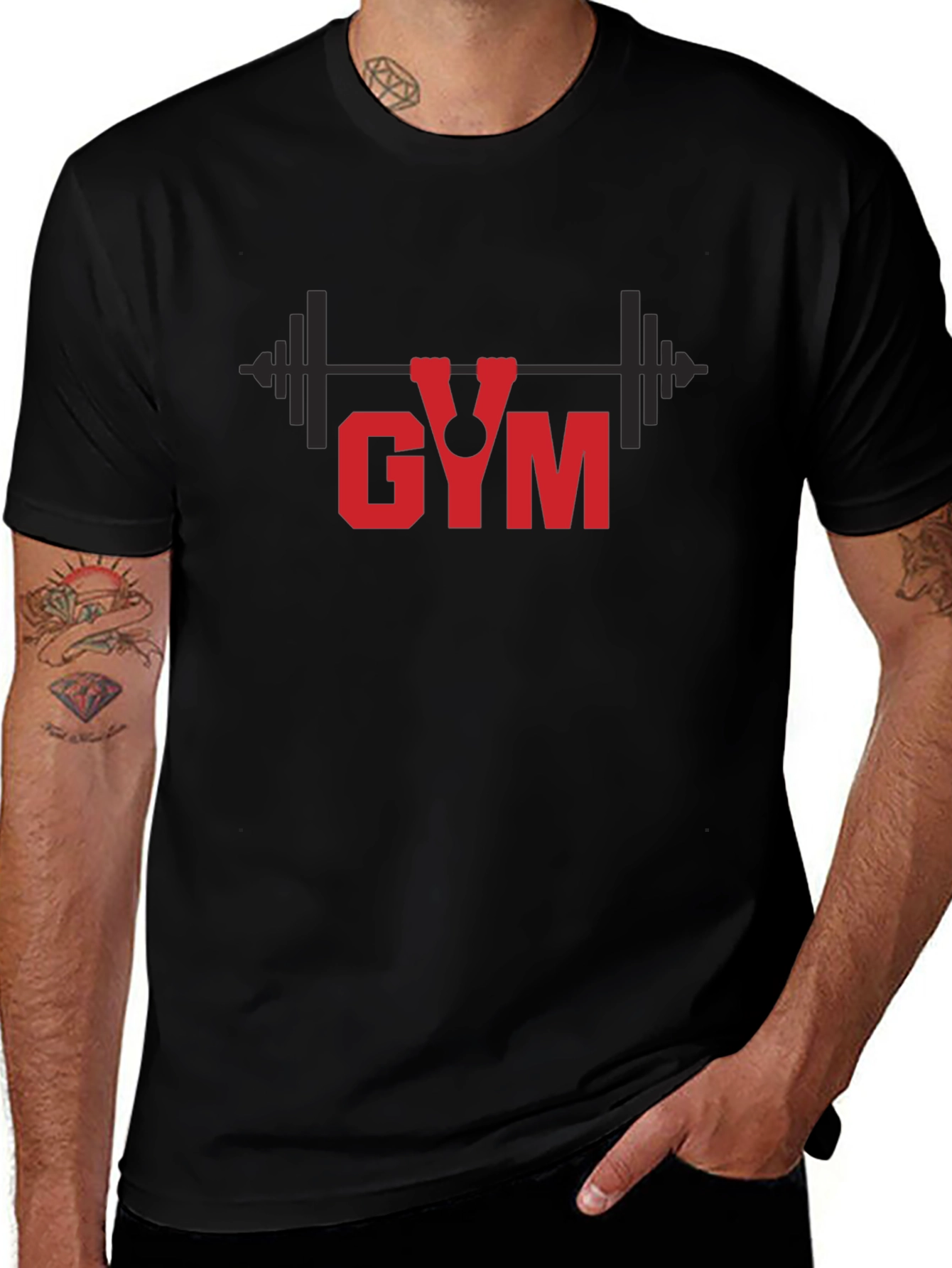 Gym Workout T-Shirt Weight Lifting Graphic Tee