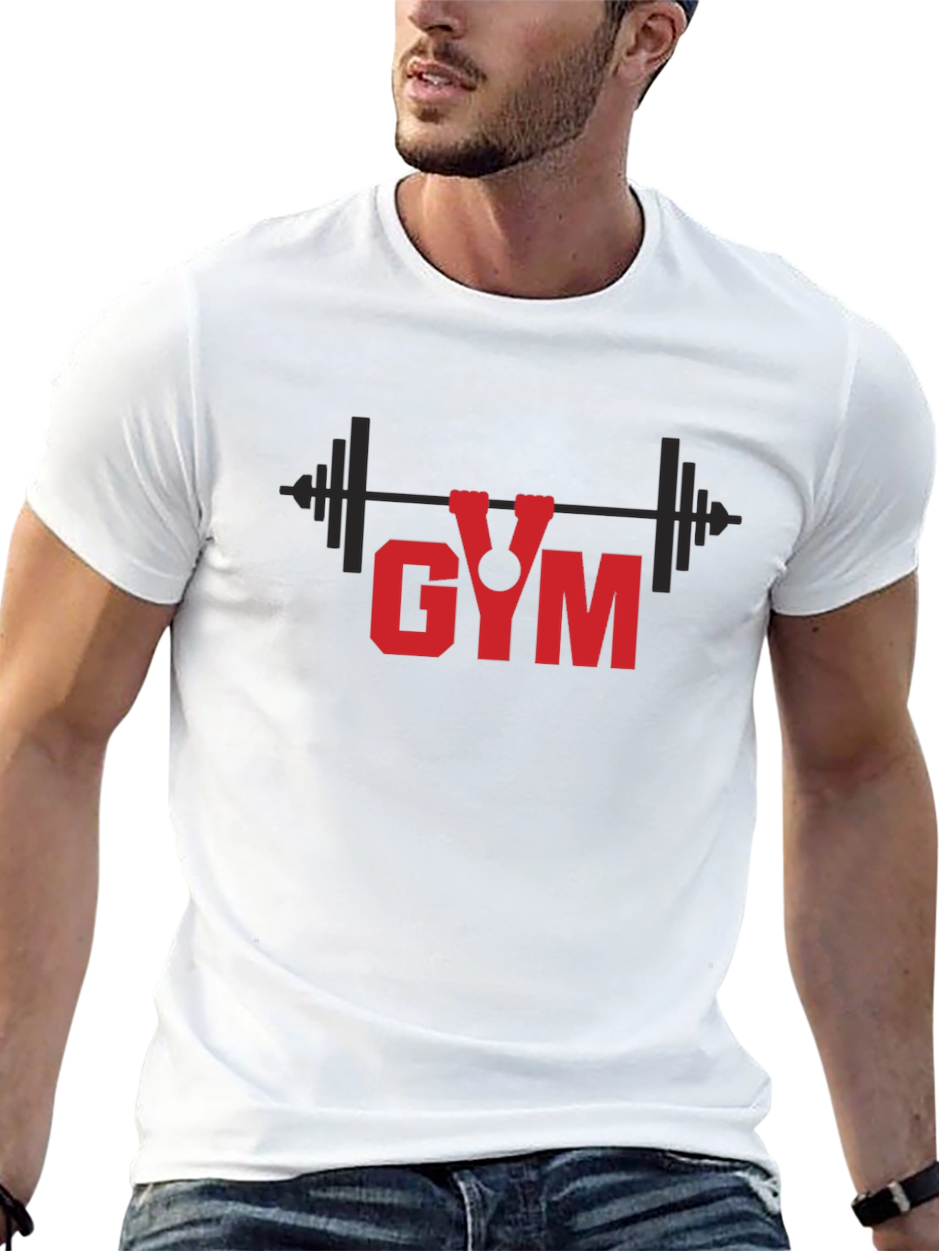 Gym Workout T-Shirt Weight Lifting Graphic Tee