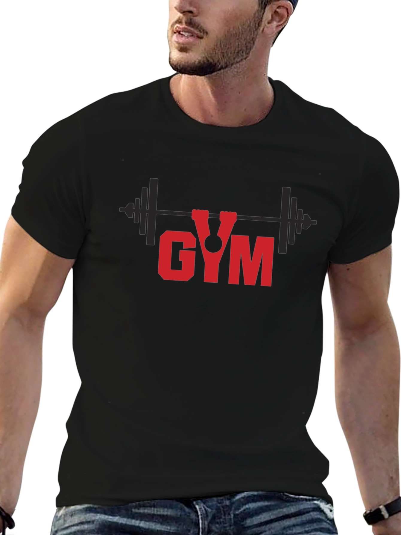 Gym Workout T-Shirt Weight Lifting Graphic Tee