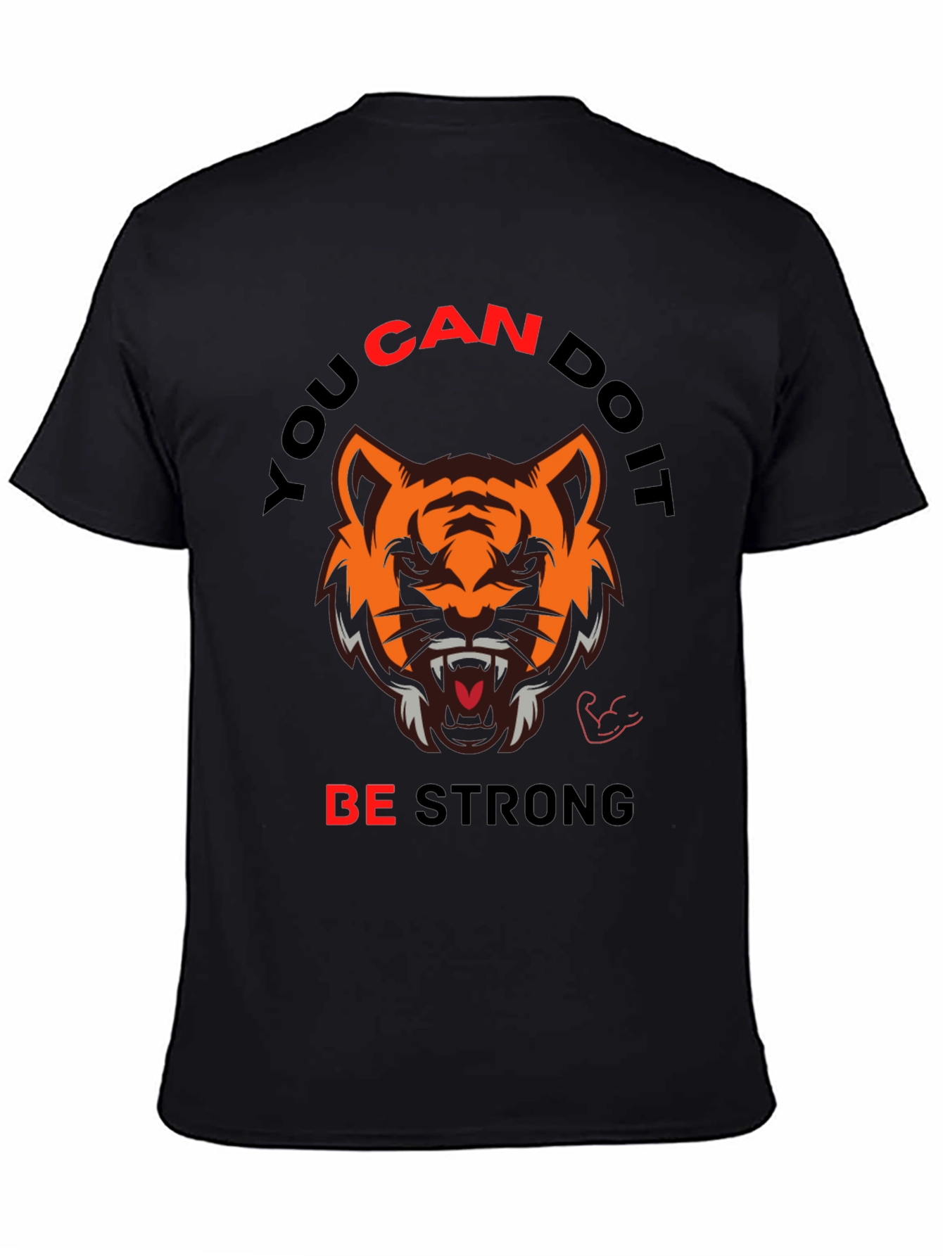 Motivational Tiger Graphic Tee
