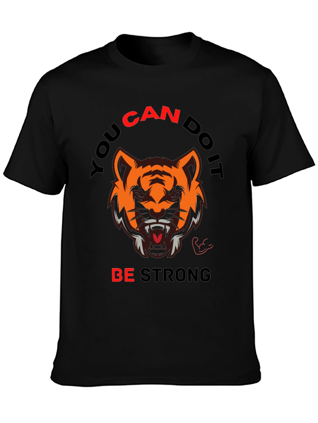 Motivational Tiger Graphic Tee