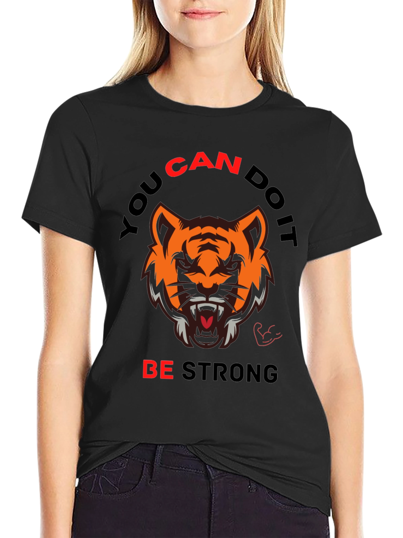 Motivational Tiger Graphic Tee