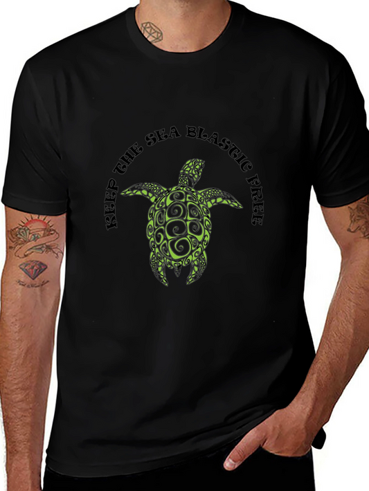 Keep the Sea Blastic Free Turtle Tee