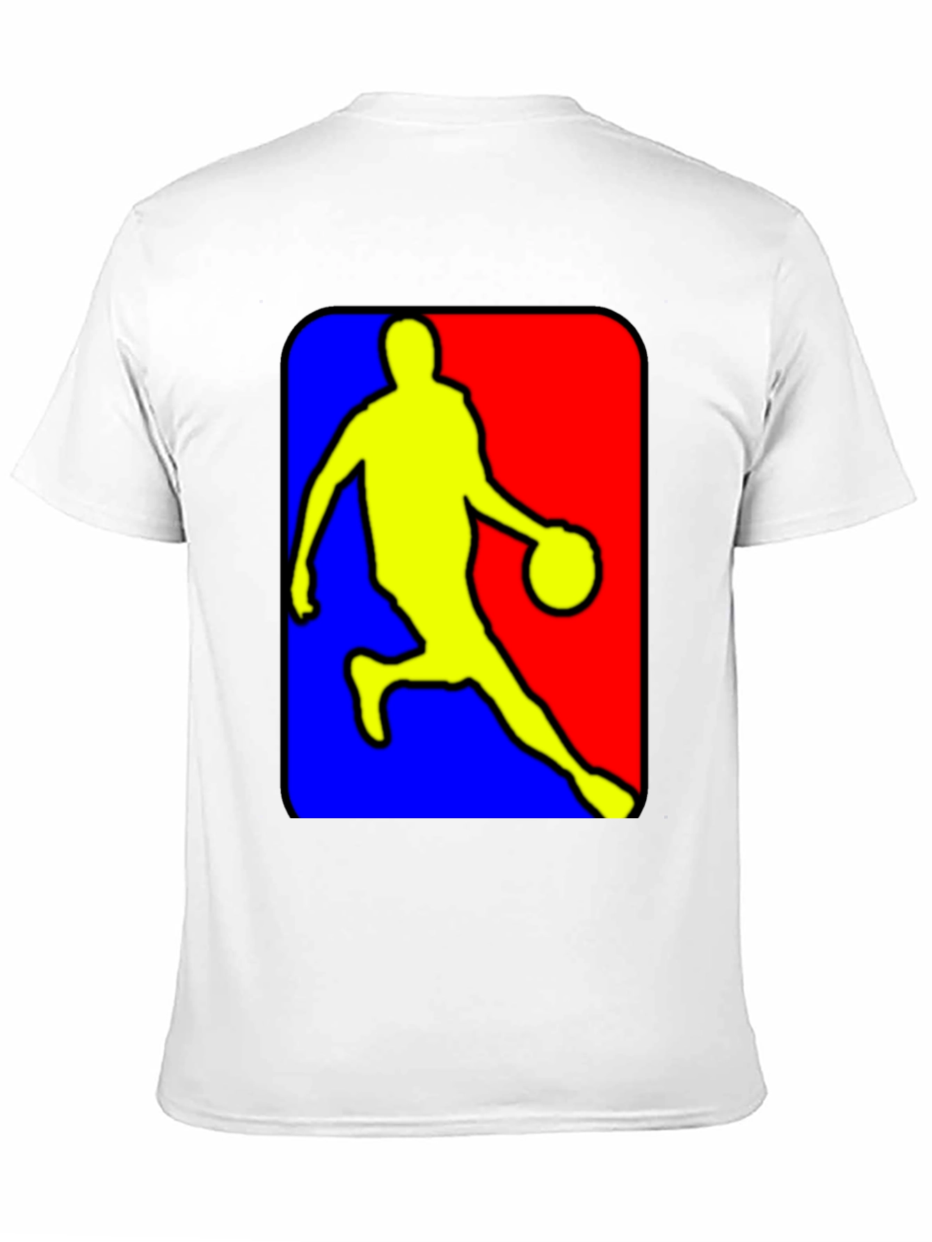 NBA Logo Inspired Black T-Shirt