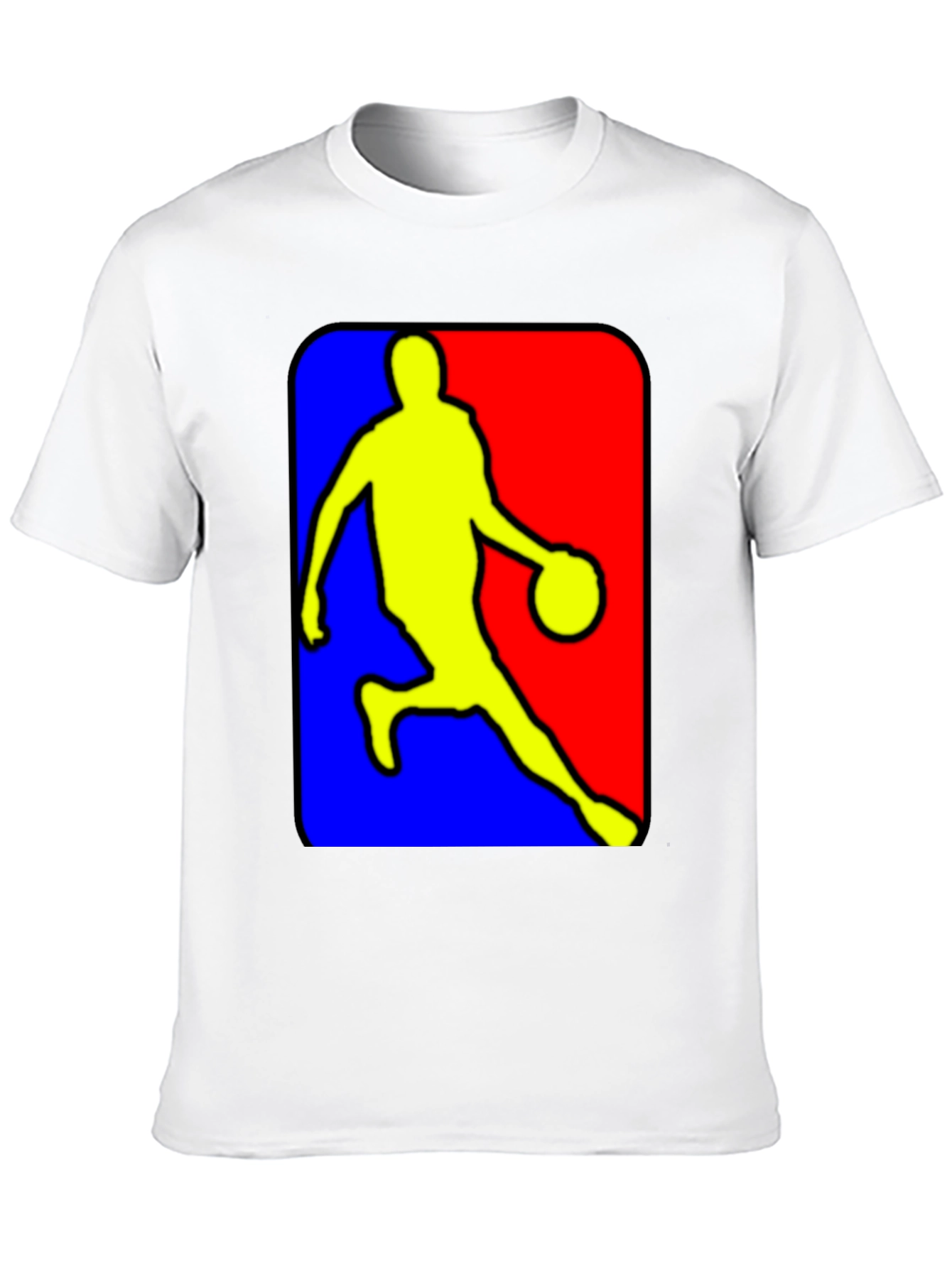 NBA Logo Inspired Black T-Shirt