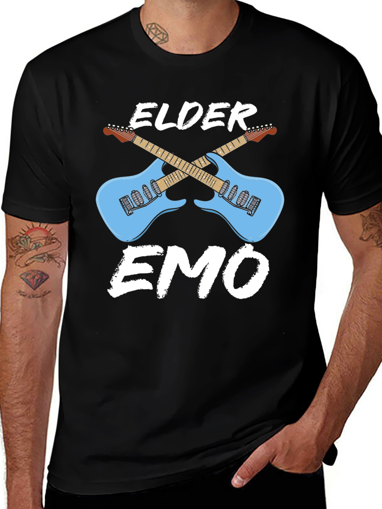 Elder Emo Guitar T-Shirt