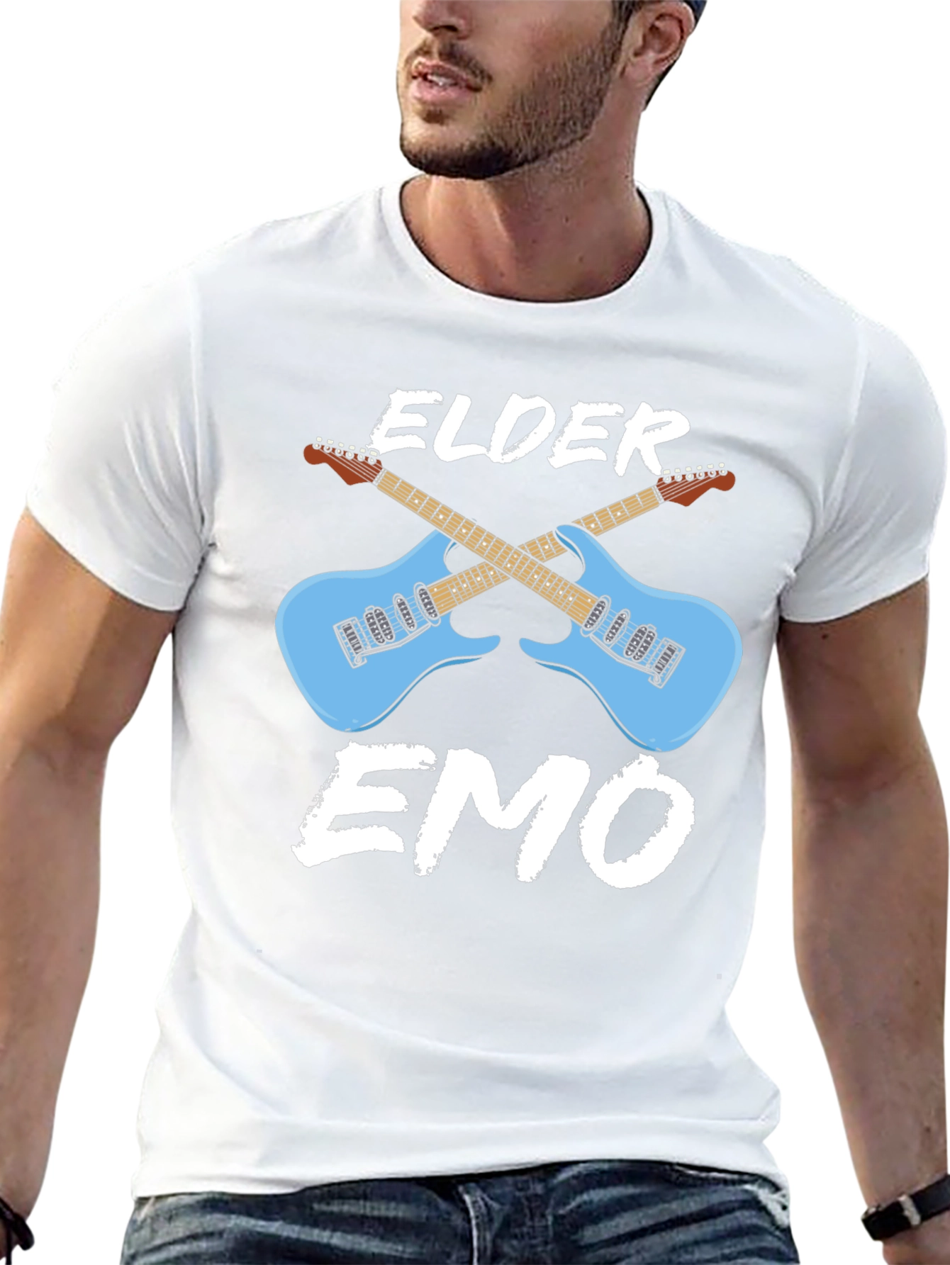 Elder Emo Guitar T-Shirt